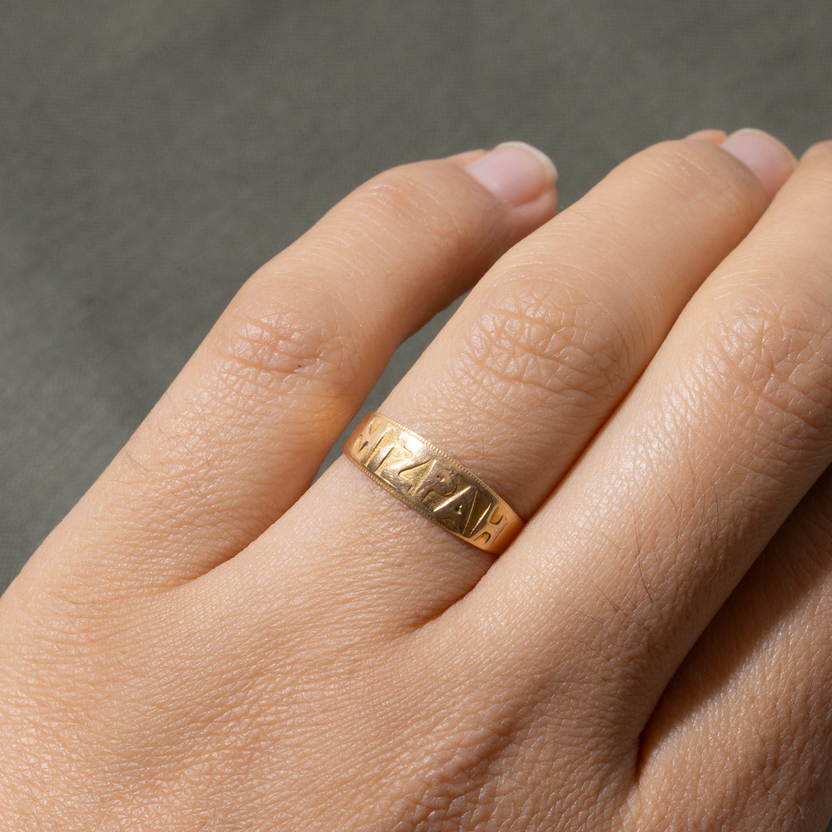 1894 Birmingham Yellow Gold Ring | SZ 6.25