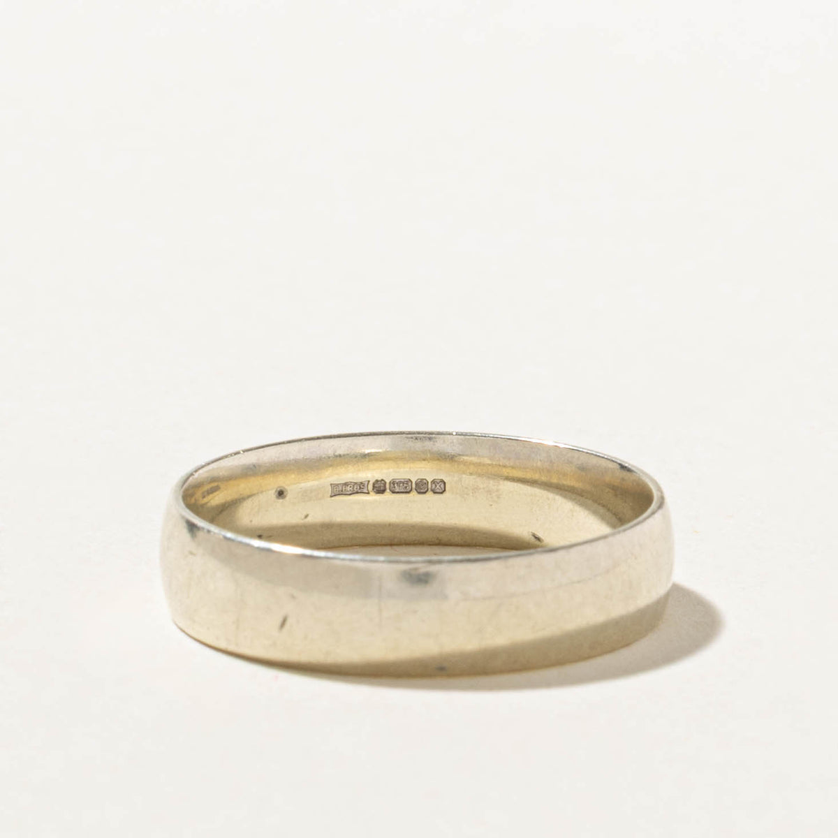2022 Sheffield White Gold Band | 5mm | SZ 9.75