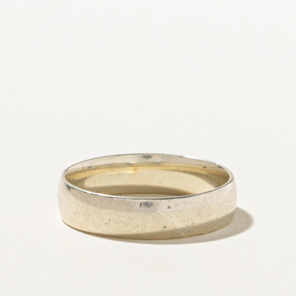 2022 Sheffield White Gold Band | 5mm | SZ 9.75