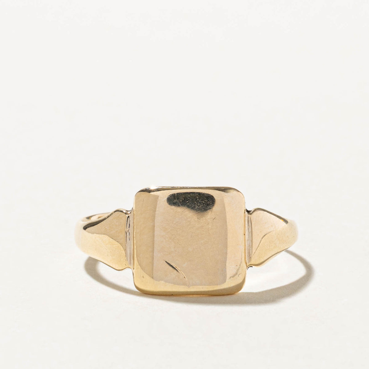 1986 Birmingham Yellow Gold Signet Ring | SZ 11.75