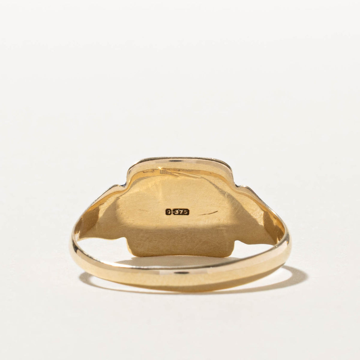 1986 Birmingham Yellow Gold Signet Ring | SZ 11.75