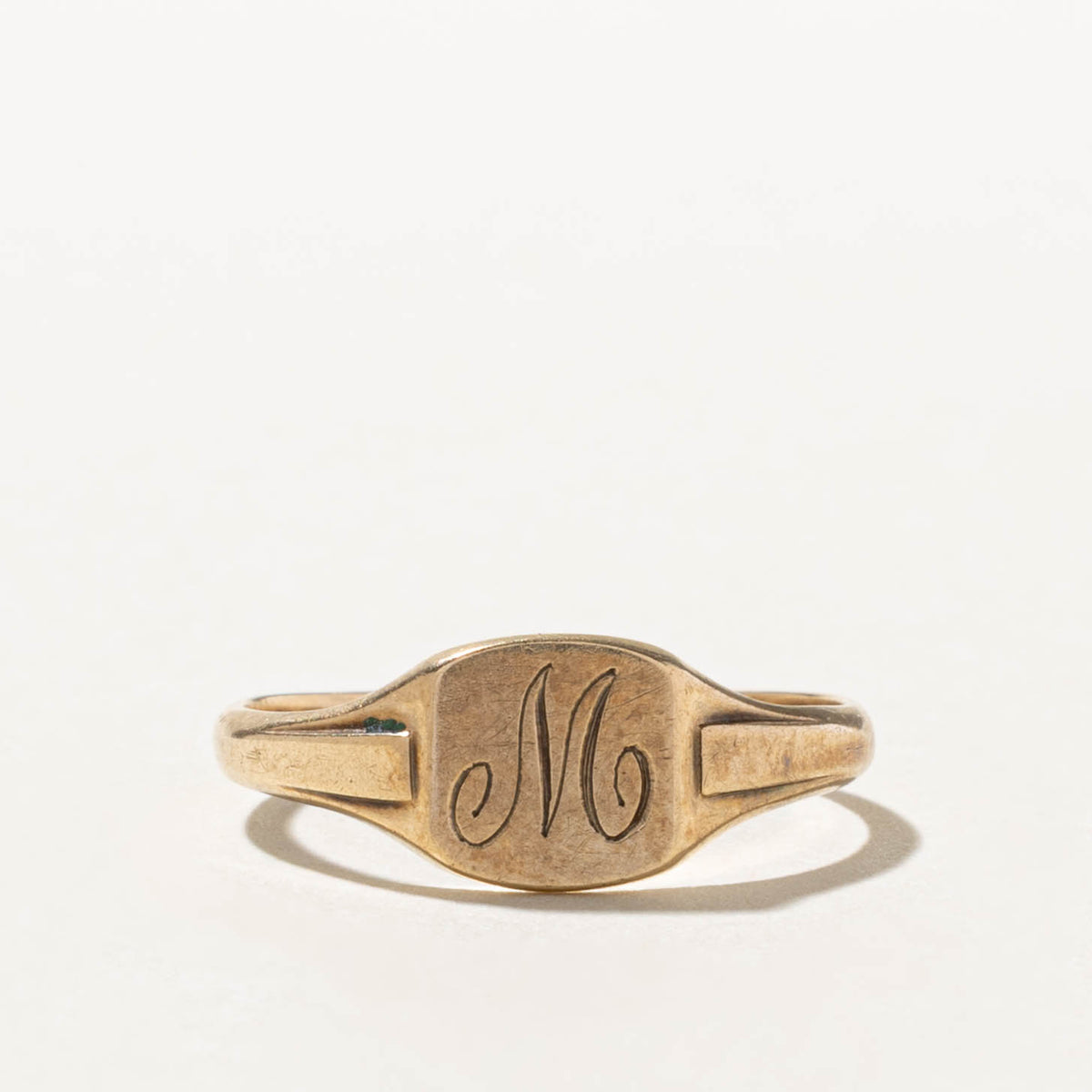 1934 Chester Yellow Gold Signet Ring | 7.7mm | SZ 8