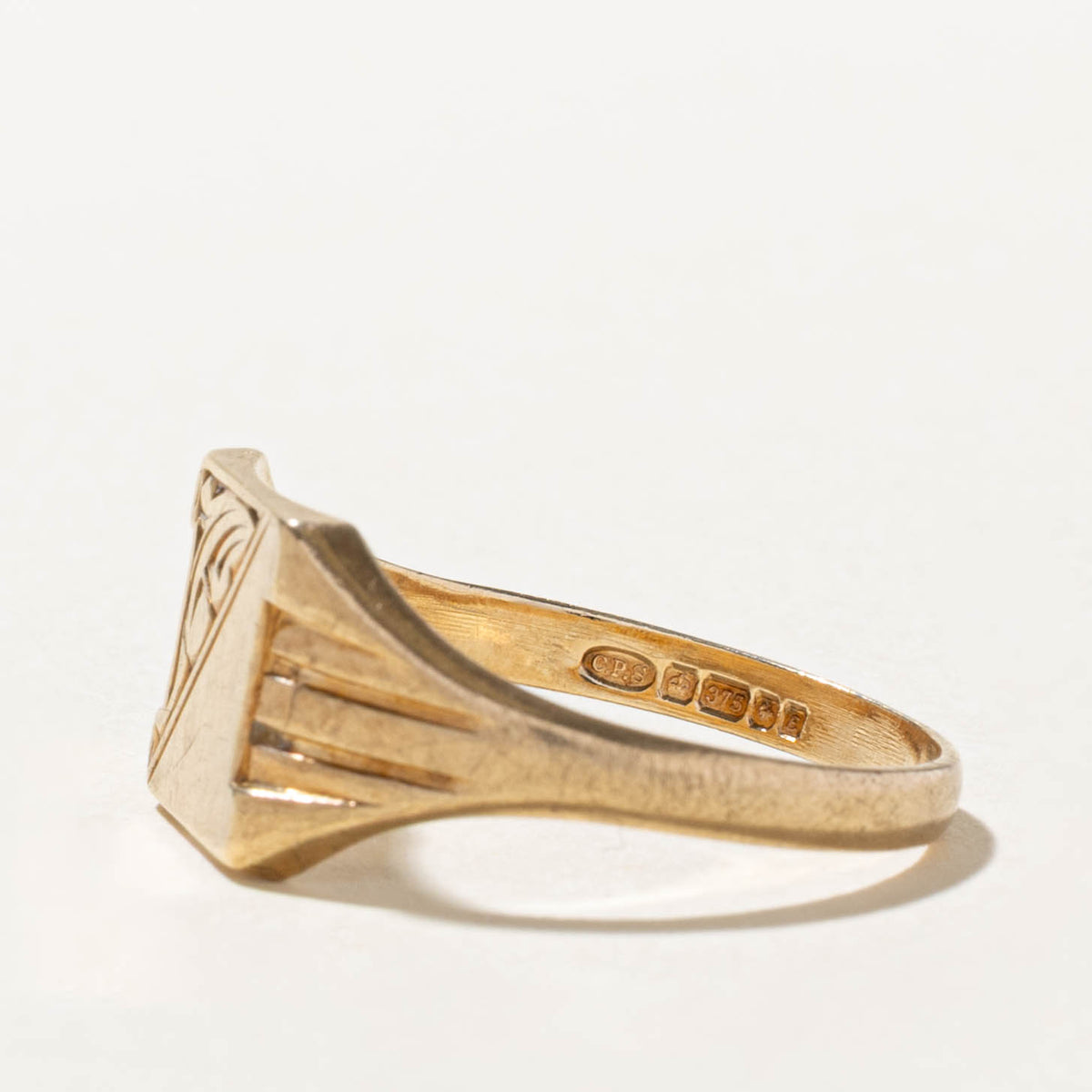 1979 Birmingham Yellow Gold Signet Ring | SZ 10.75