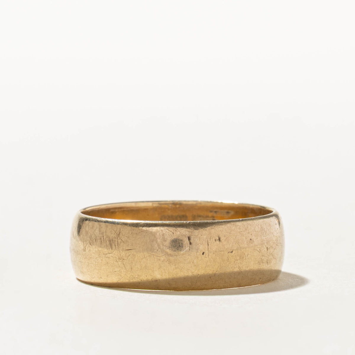 1965 Birmingham Yellow Gold Cigar Band | 7.5mm | SZ 12.75