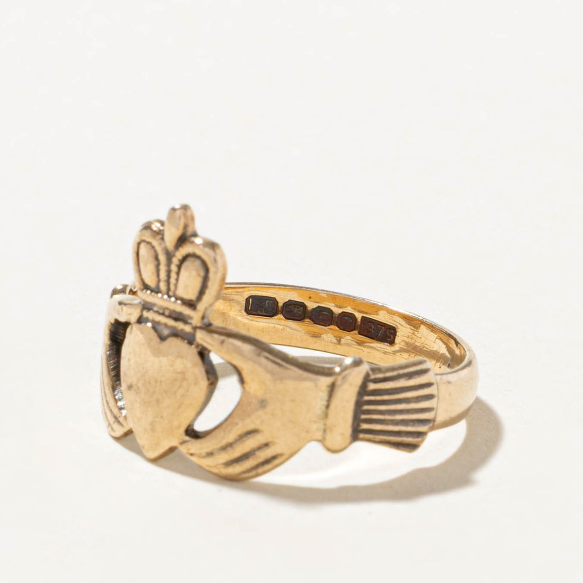 1975 Dublin Yellow Gold Claddagh Ring | SZ 7
