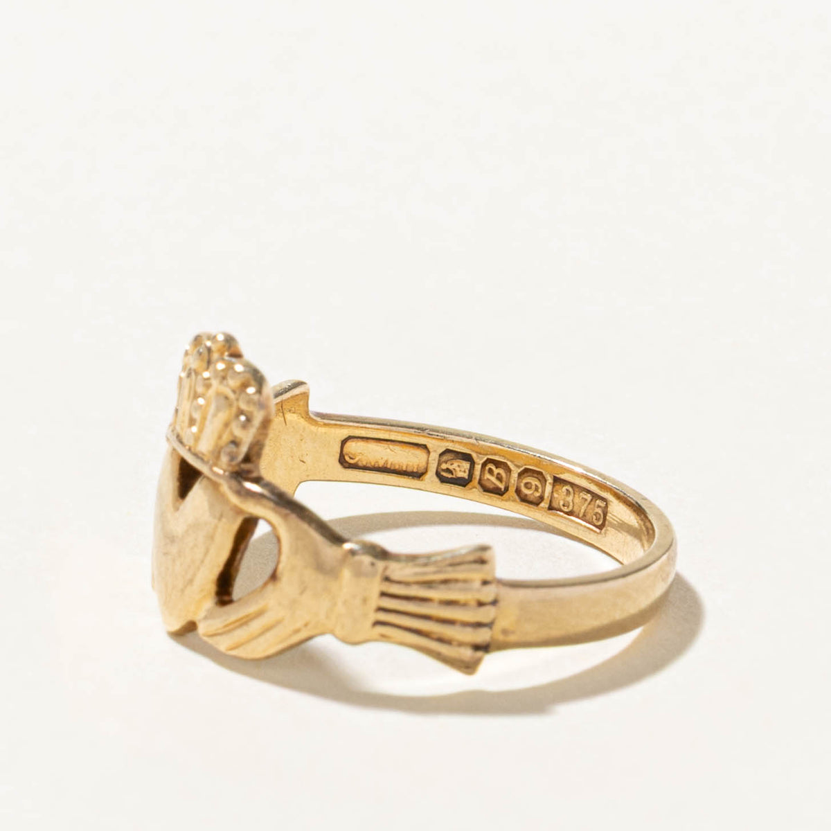 1987 Dublin Yellow Gold Claddagh Ring | SZ 7