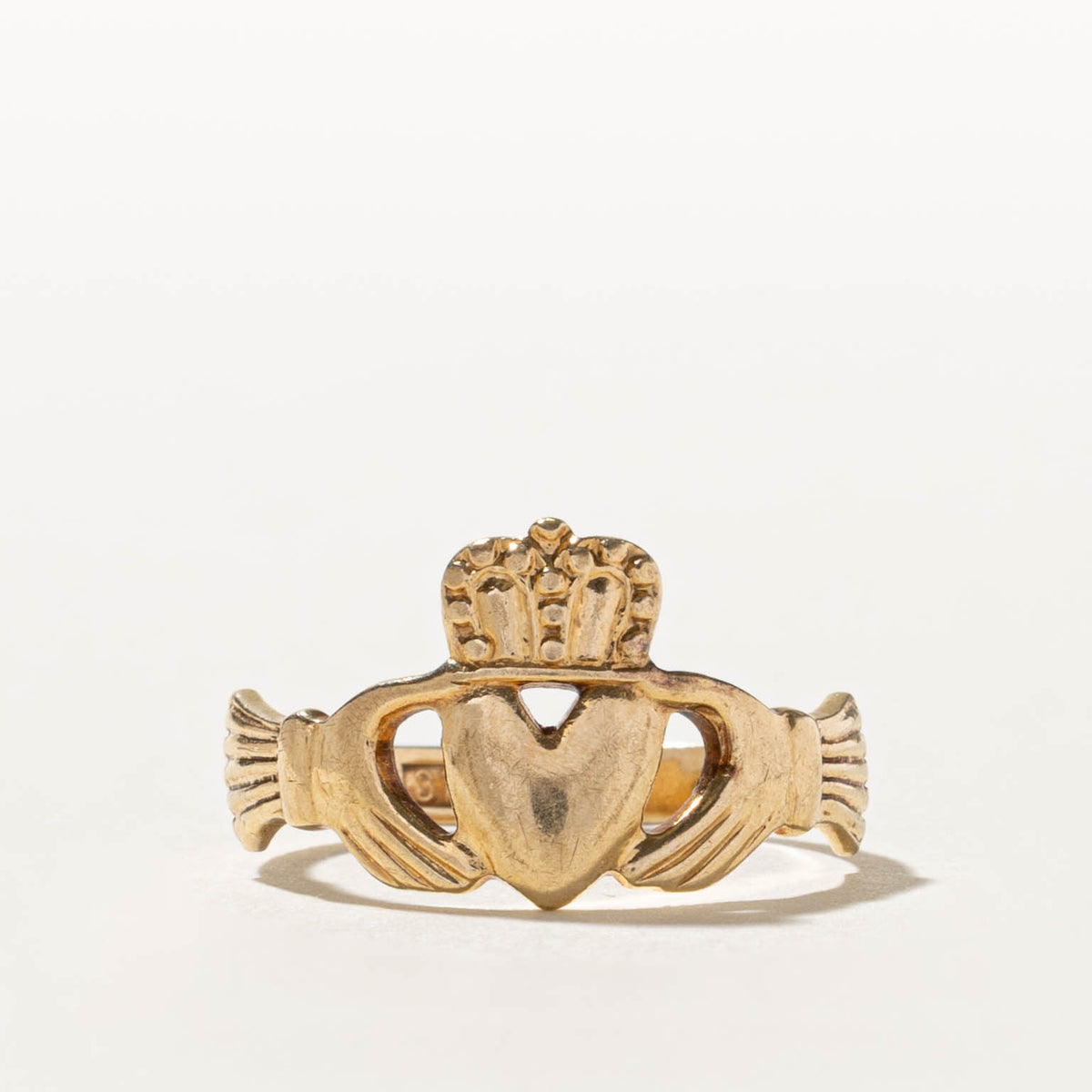 1987 Dublin Yellow Gold Claddagh Ring | SZ 7