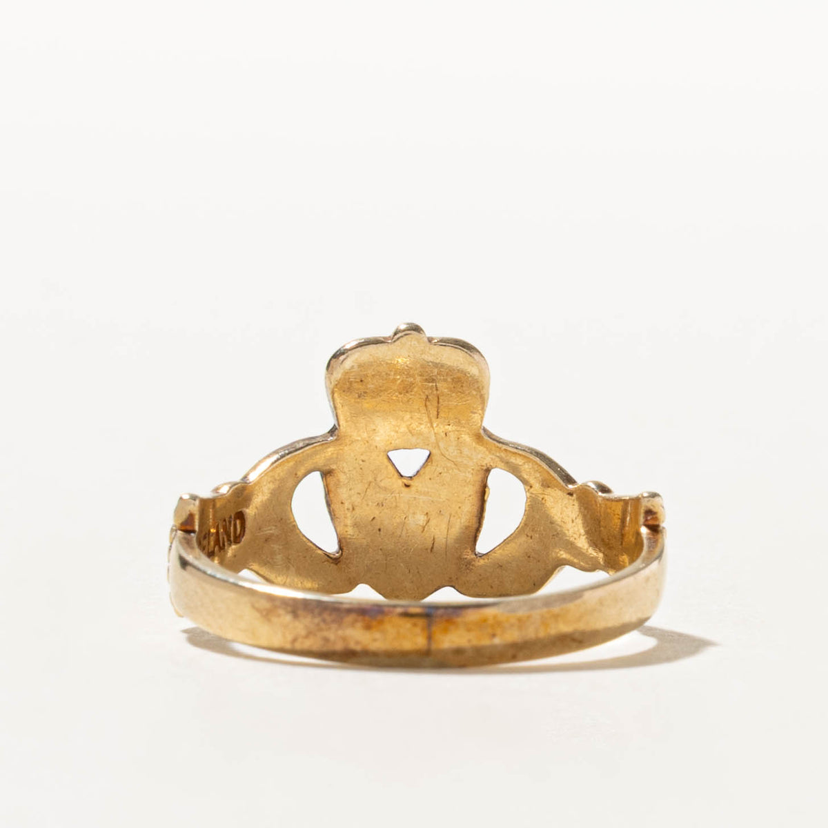 1987 Dublin Yellow Gold Claddagh Ring | SZ 7