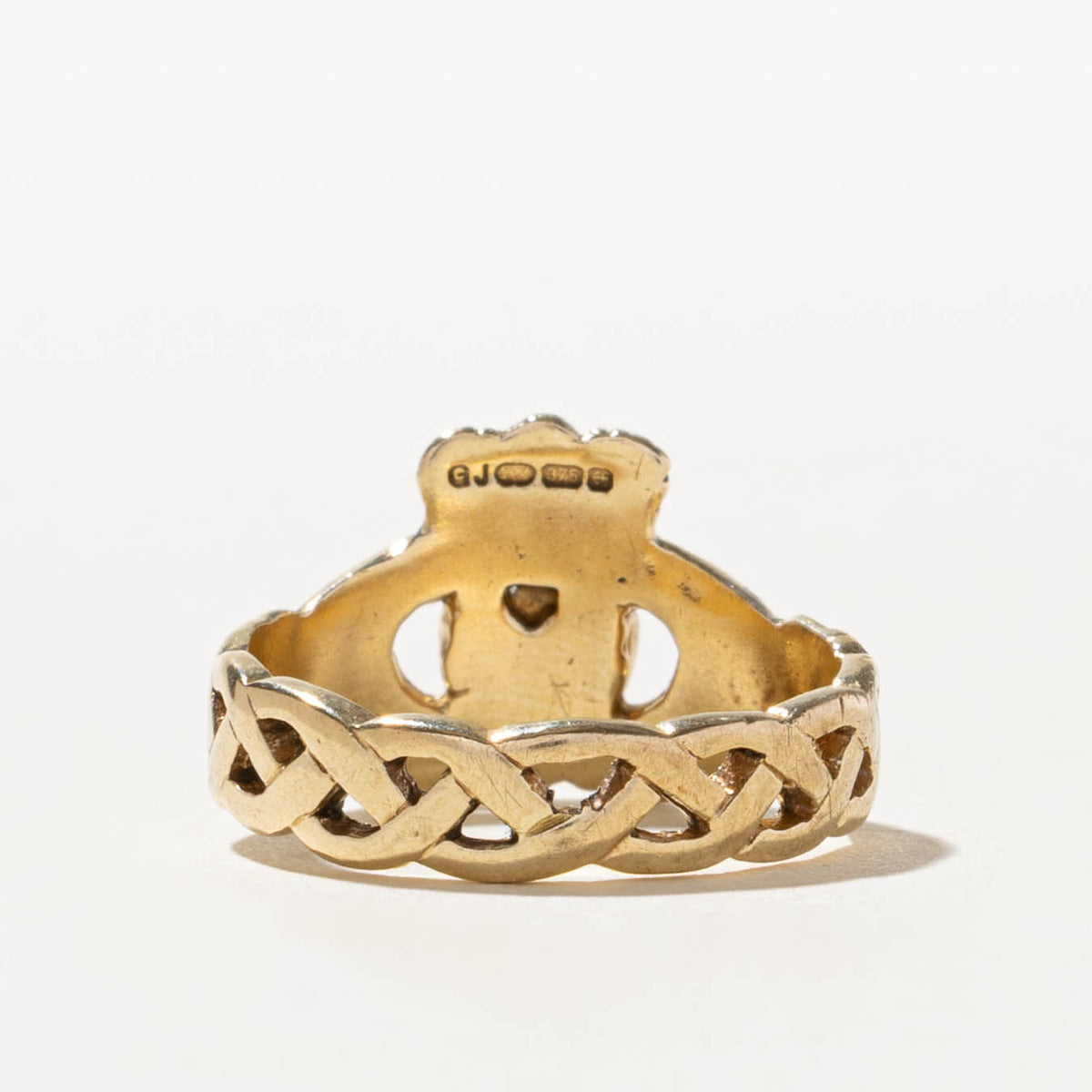 Birmingham Yellow Gold Claddagh Ring | SZ 4.5