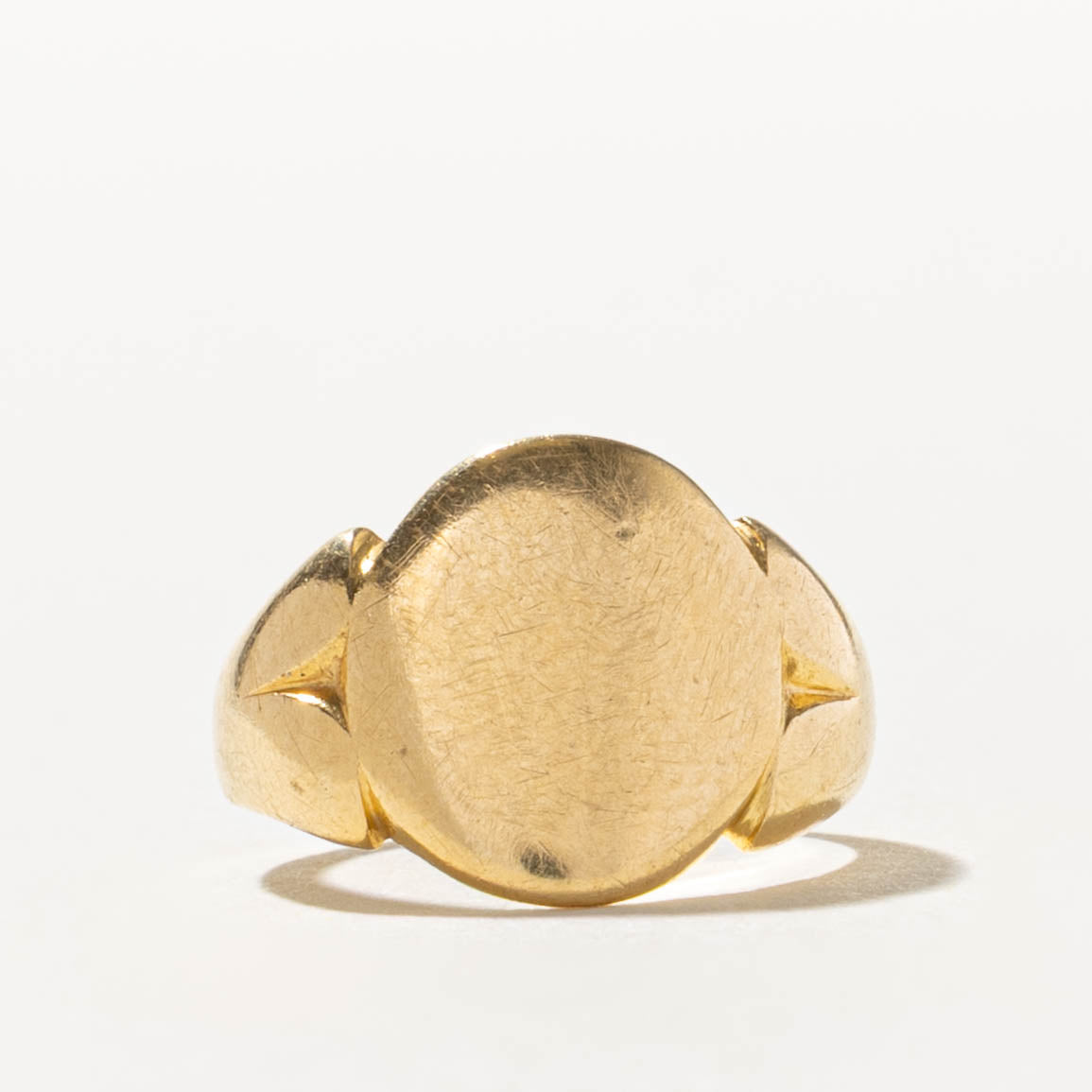 1910 Chester Yellow Gold Signet Ring | SZ 1.75