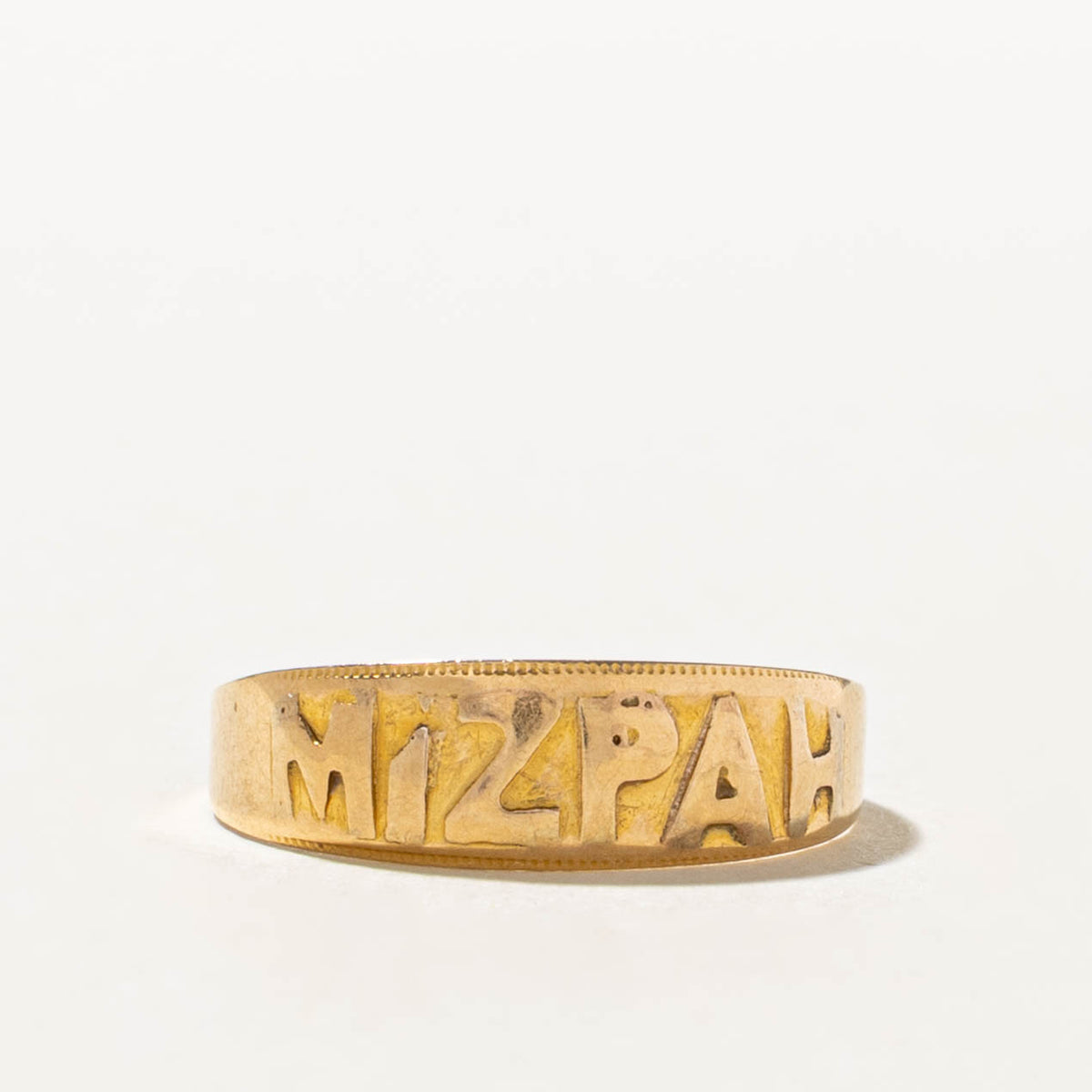 1894 Birmingham Yellow Gold Ring | SZ 6.25