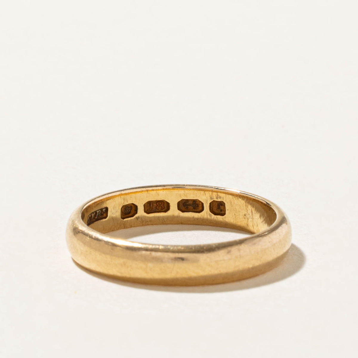 1891 Birmingham Yellow Gold Band | 3.6mm | SZ 6.25
