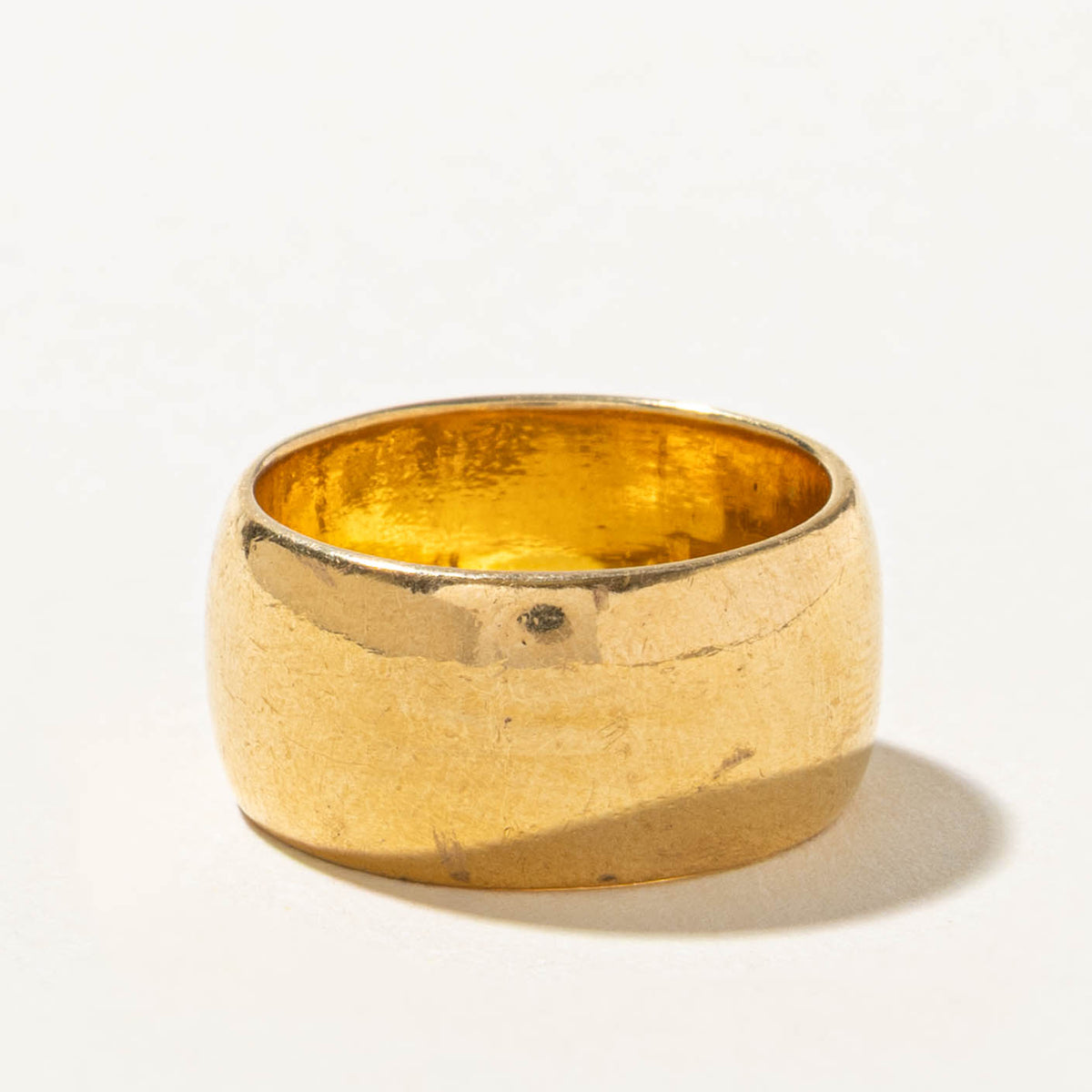 1965 Birmingham Yellow Gold Cigar Band | 10mm | SZ 7