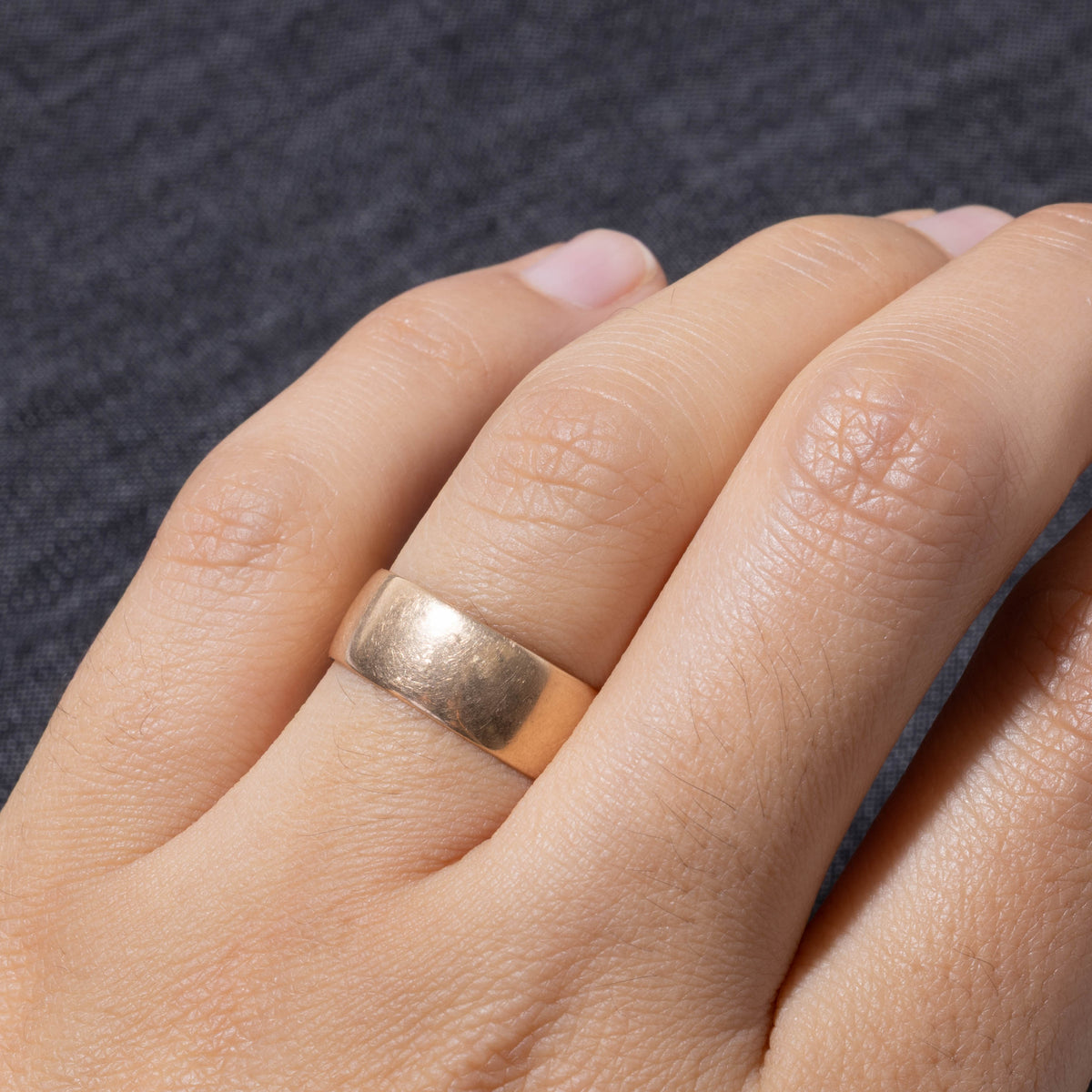 Antique Budapest Yellow Gold Band | 6.6mm | SZ 7
