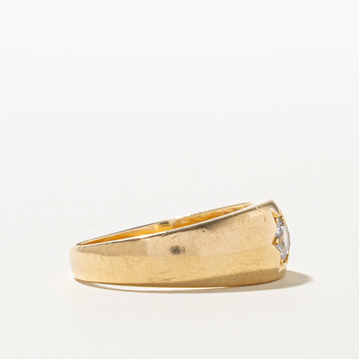 18k Star Set Diamond Band | 0.40ct VS2 E | 8.31mm | SZ 9.5