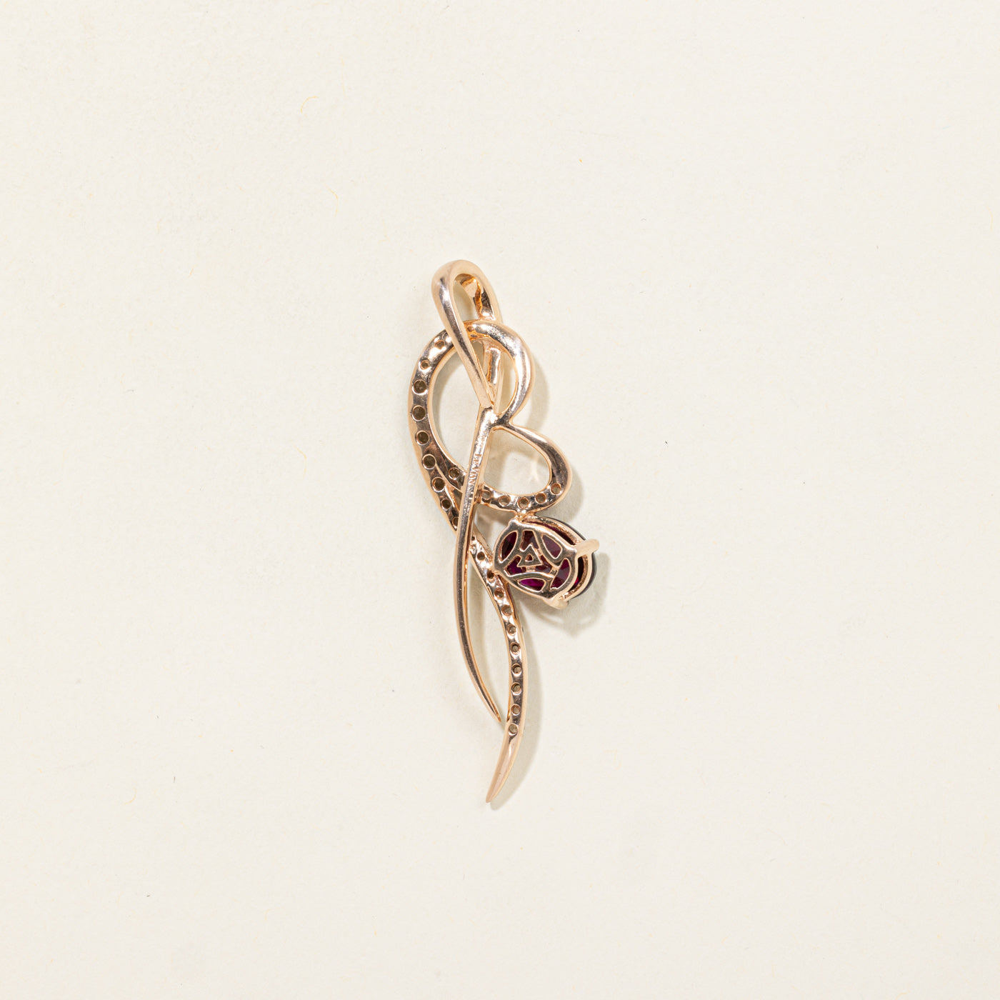 'Le Vian' Garnet & Quartz Abstract Pendant | 2.00ct, 0.50ctw