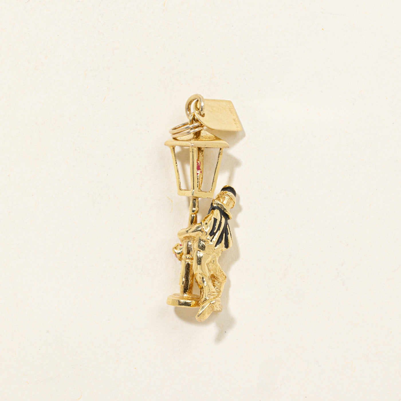 14K New Orleans Street Lamp Charm