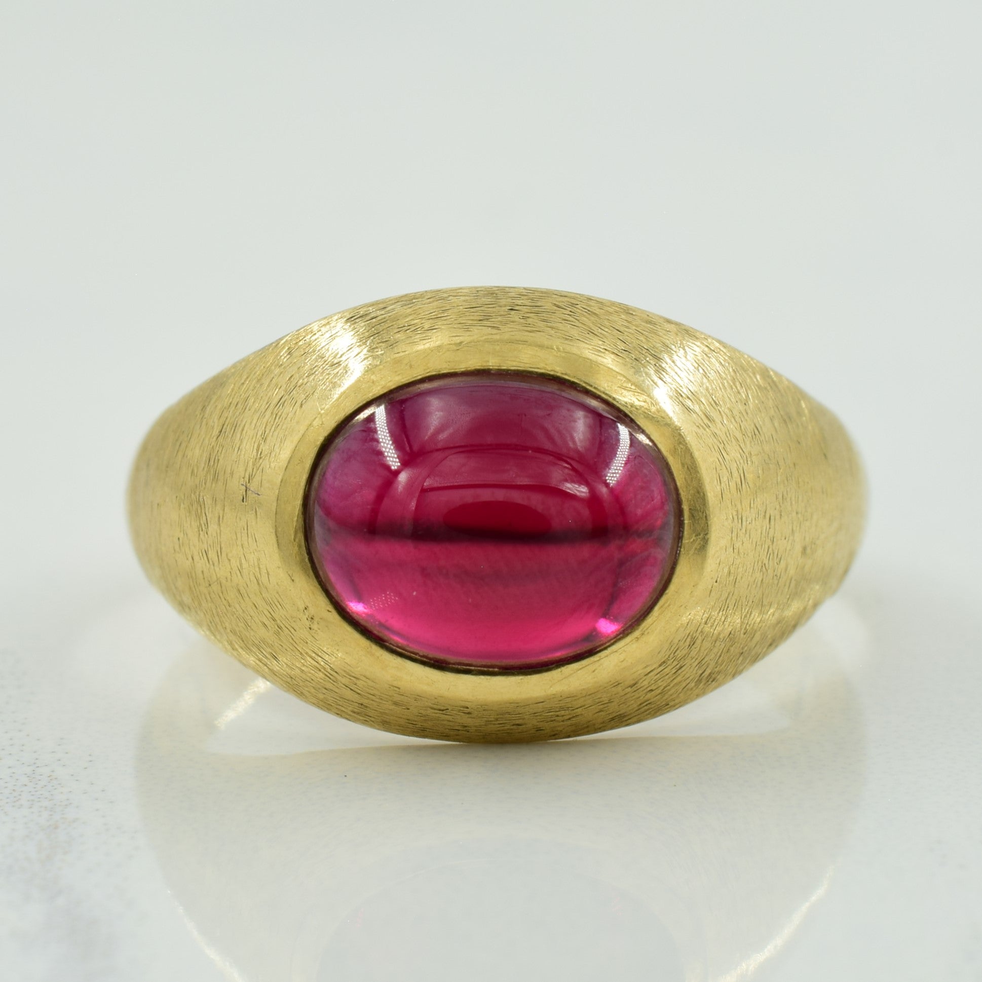Synthetic Ruby Ring | 4.00ct | SZ 8.75 |