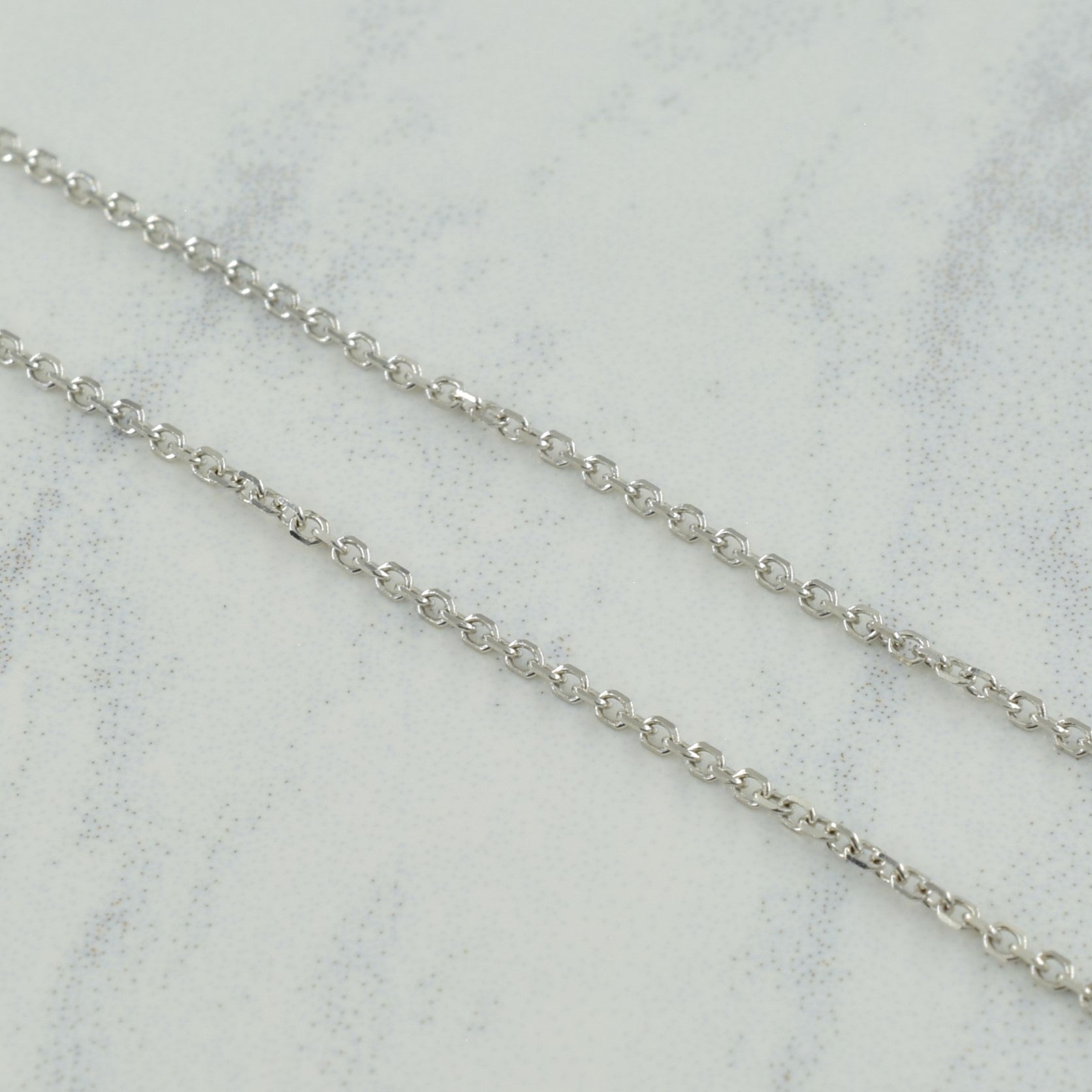 Two Tone Gold Diamond Necklace | 0.06ctw | 16" |