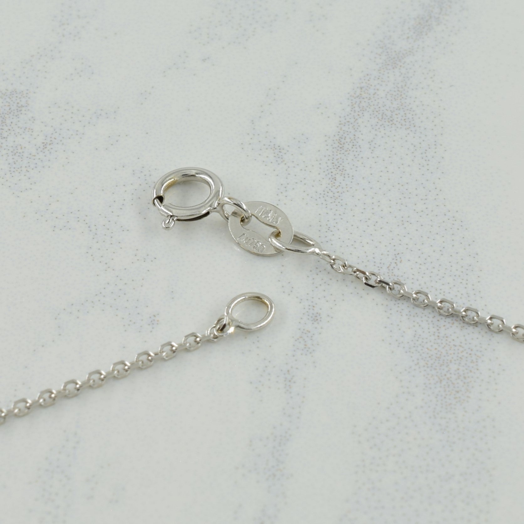 Two Tone Gold Diamond Necklace | 0.06ctw | 16" |