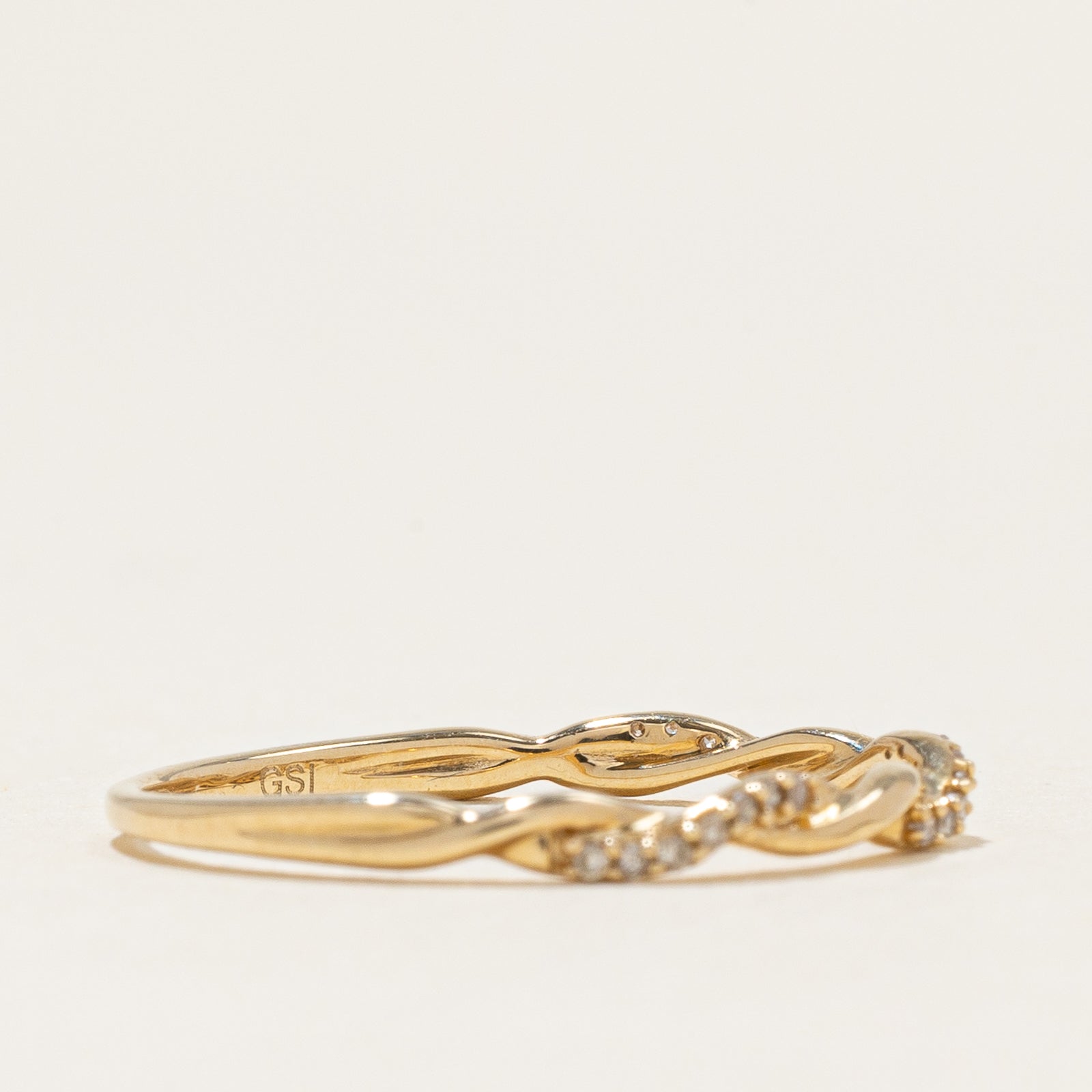 100 Ways' Diamond Twist Bands | Options Available | SZ 7 |