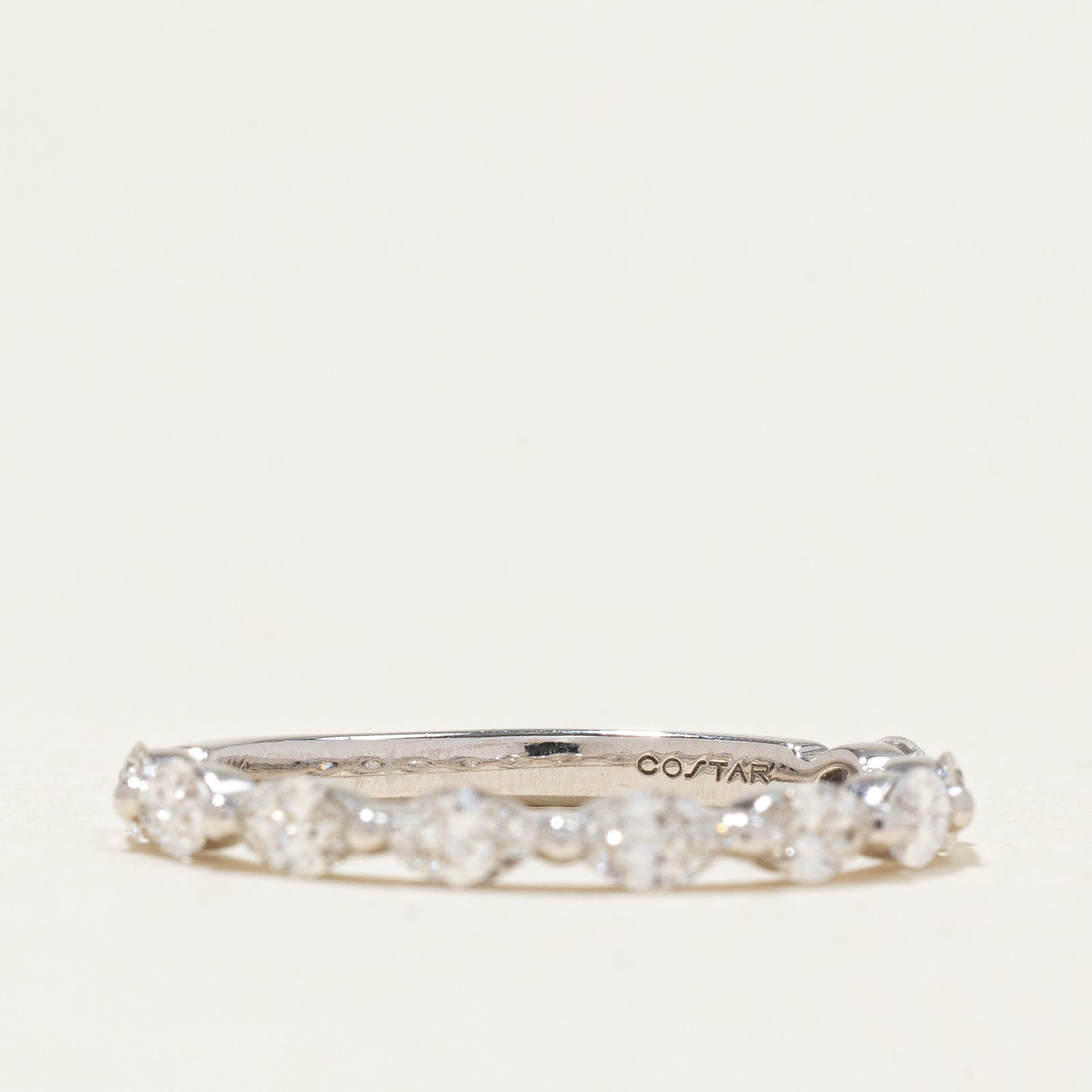 '100 Ways' Semi Eternity Marquise Diamond Band | White Gold | 0.75ctw |