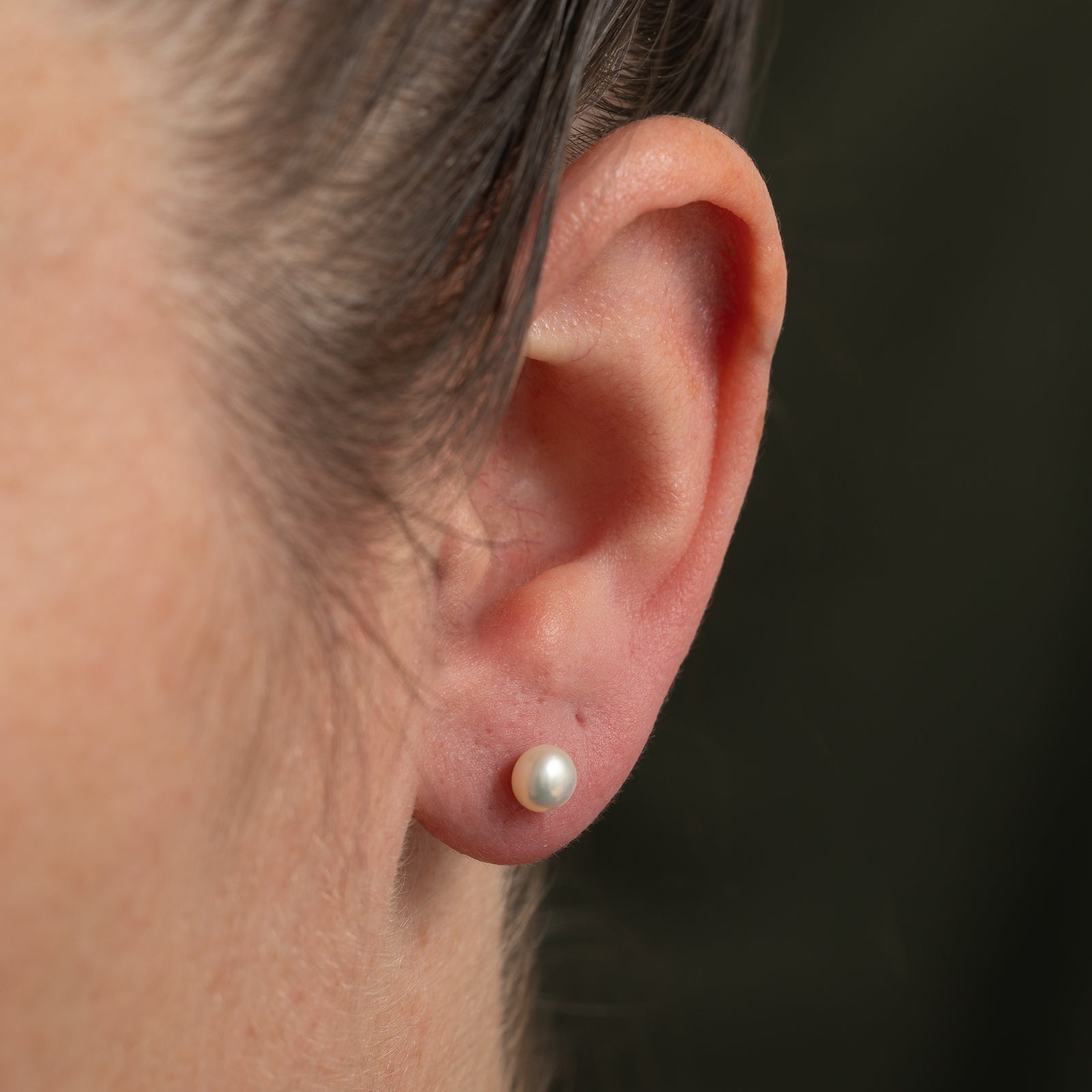 '100 Ways' Classic Pearl Stud Earrings |