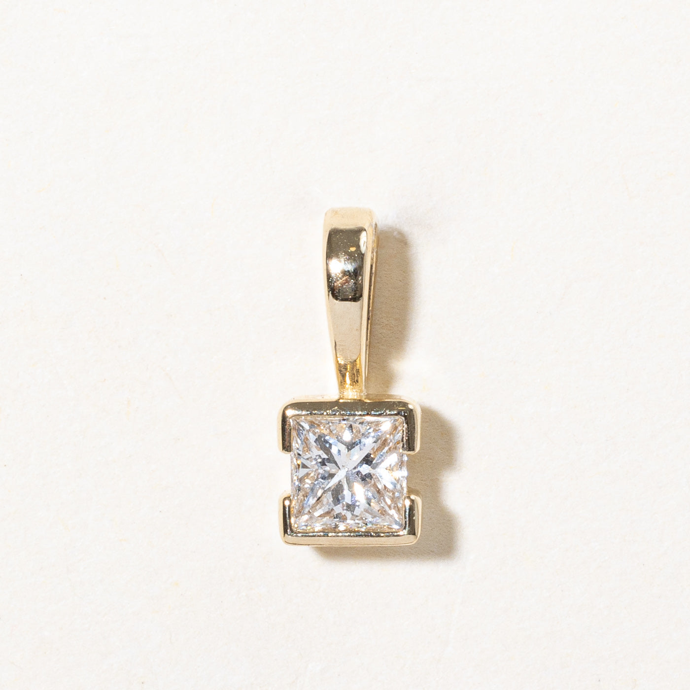 Pendentif en diamant serti semi-clos certifié GIA de 100 Ways | 0,42 ct SI1 E |