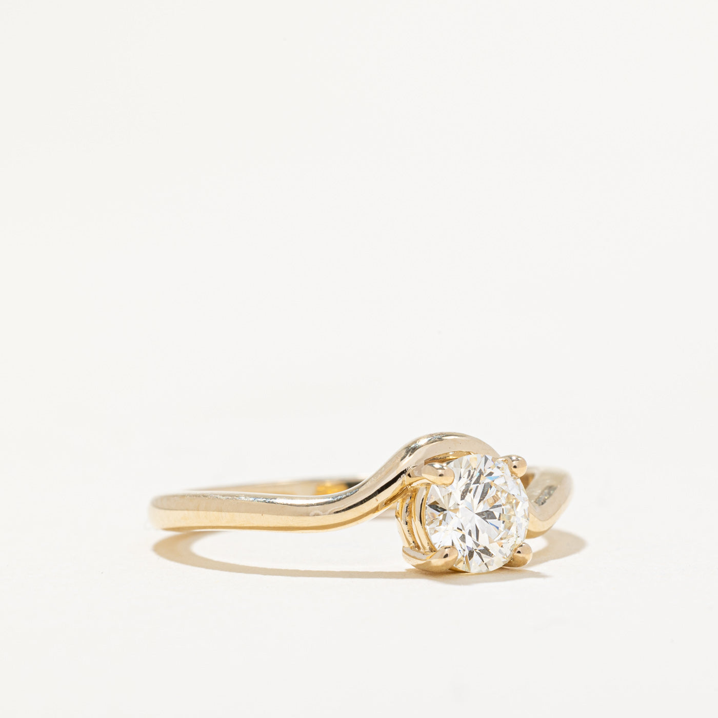 100 Ways' GIA Certified Diamond Freeform Engagement Ring | 0.60ct SI1 J | SZ 6.75 |