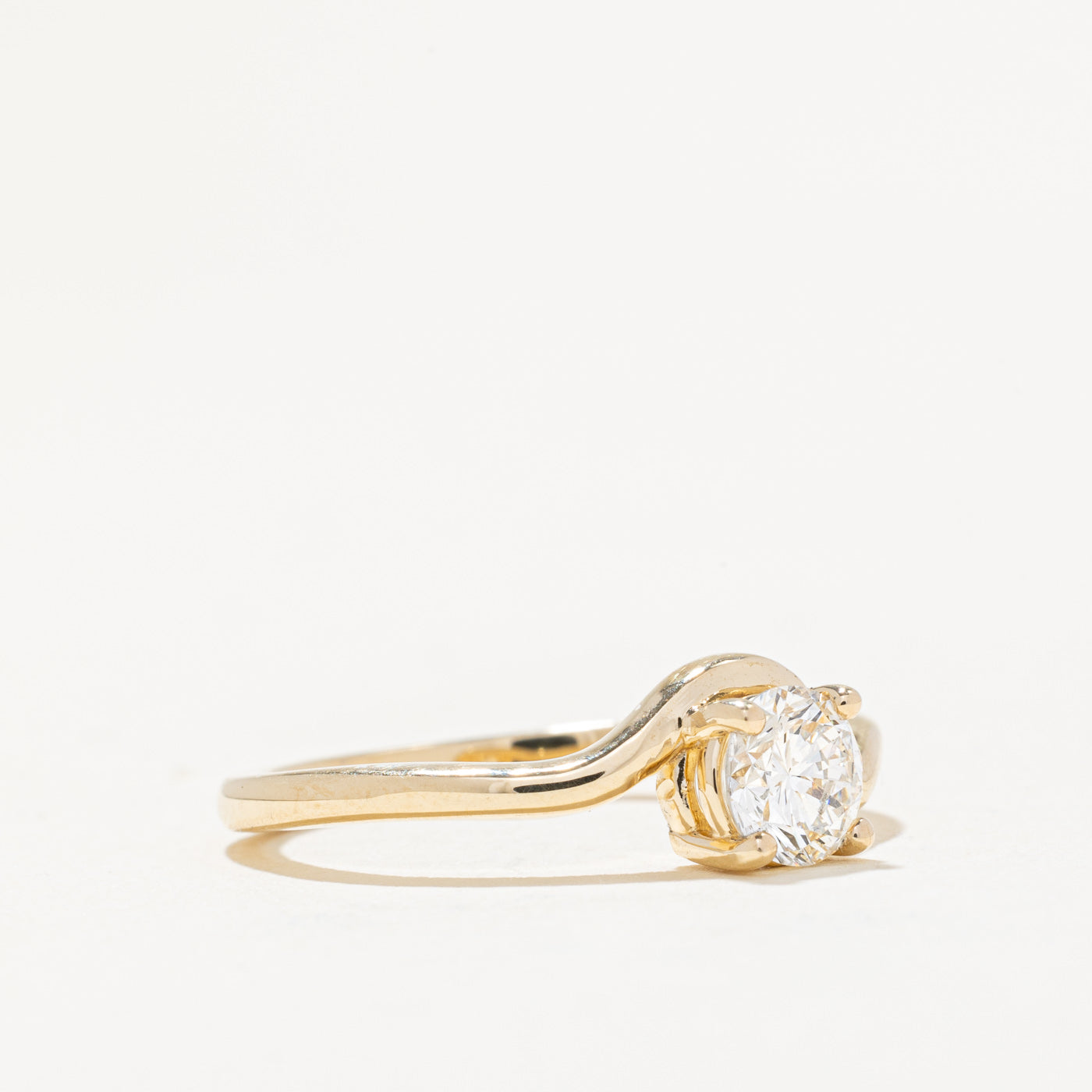 '100 Ways' GIA Certified Diamond Freeform Engagement Ring | 0.54ct SI1 I | SZ 7 |