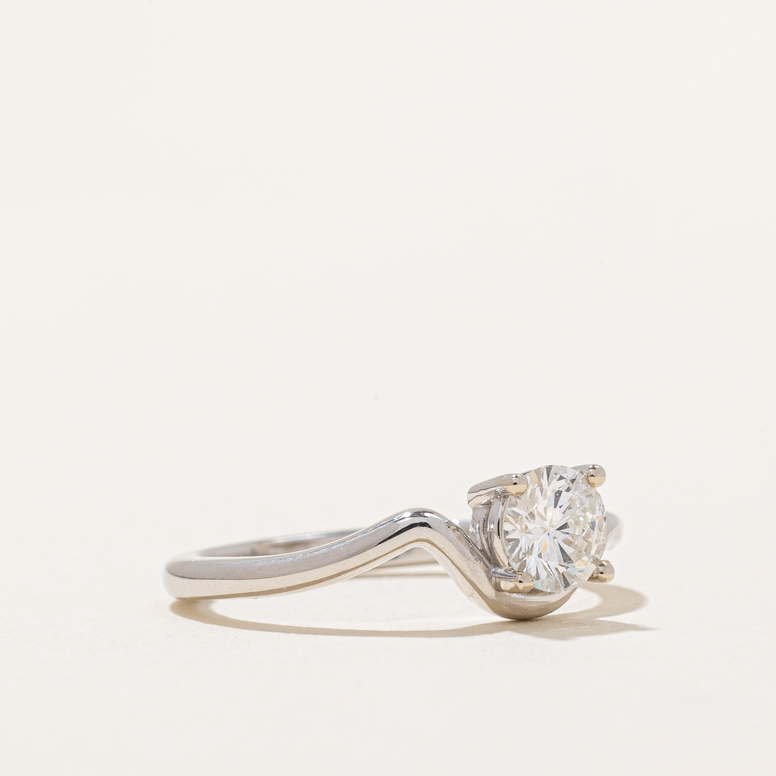 '100 Ways' GIA Certified Diamond Freeform Engagement Ring | 0.55ct | SZ 6.75 |