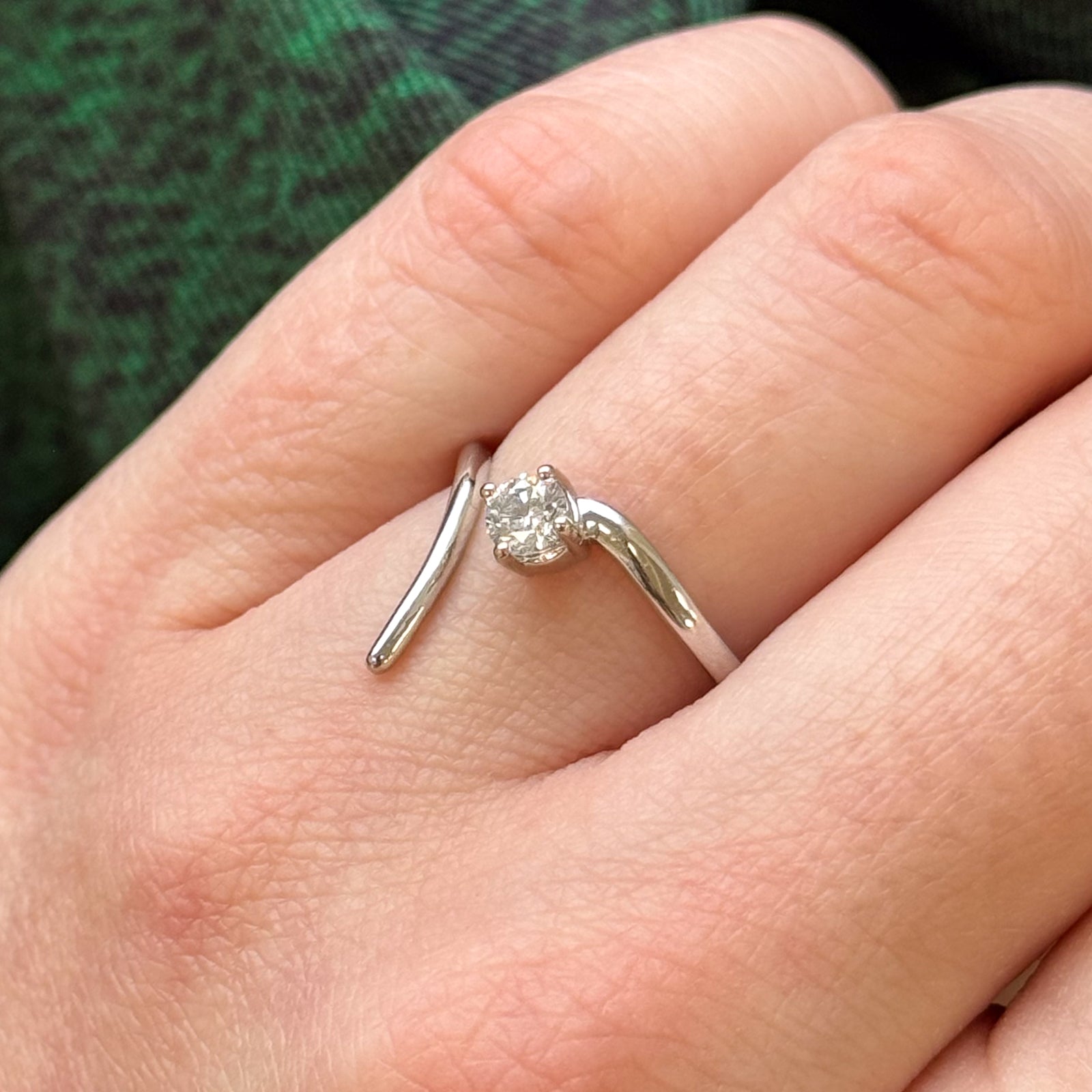 '100 Ways' Diamond Freeform Engagement Ring | 0.22ct - 0.25ct | SZ 7 |