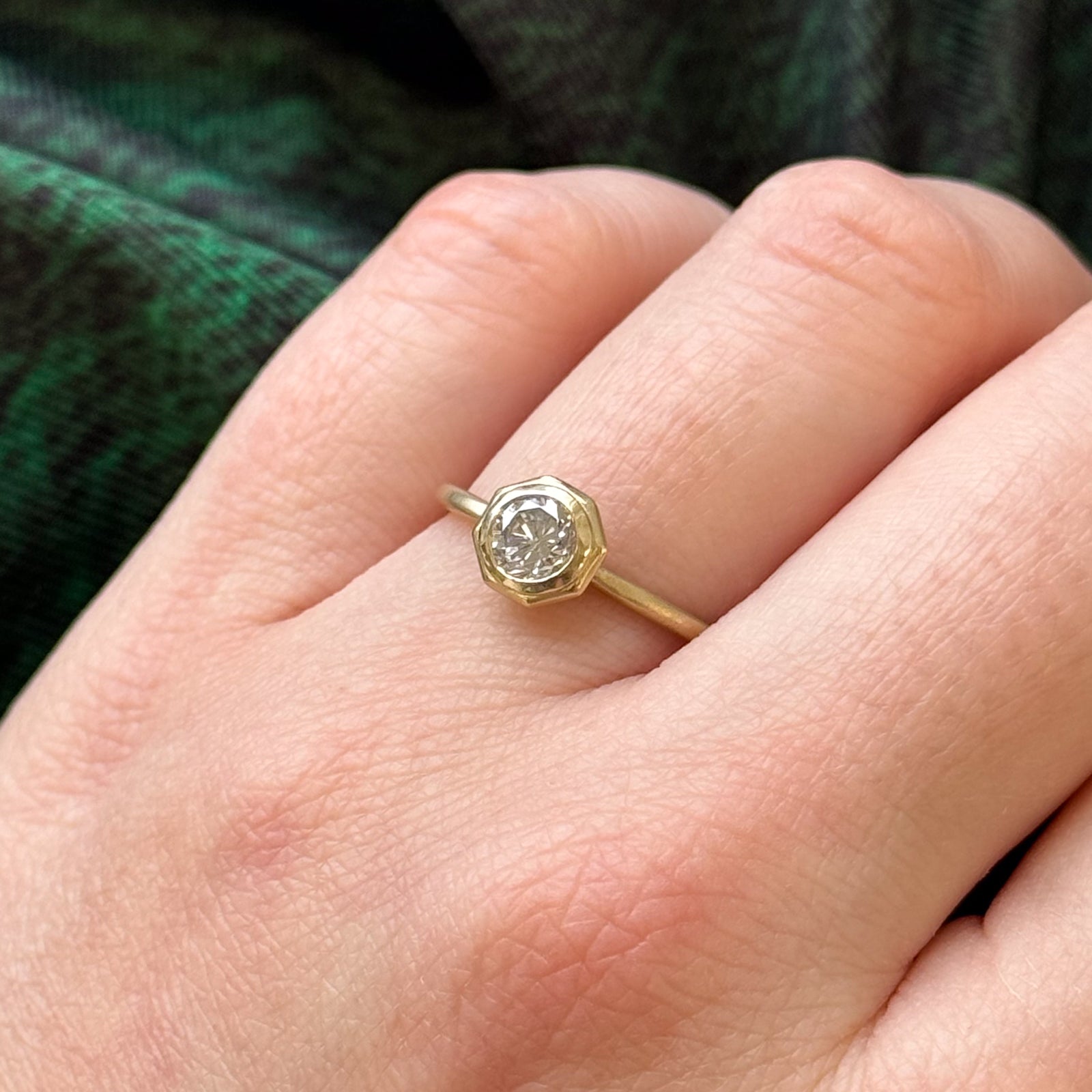 '100 Ways' GIA Certified Diamond Octagon Engagement Ring | 0.56ct | SZ 7 |