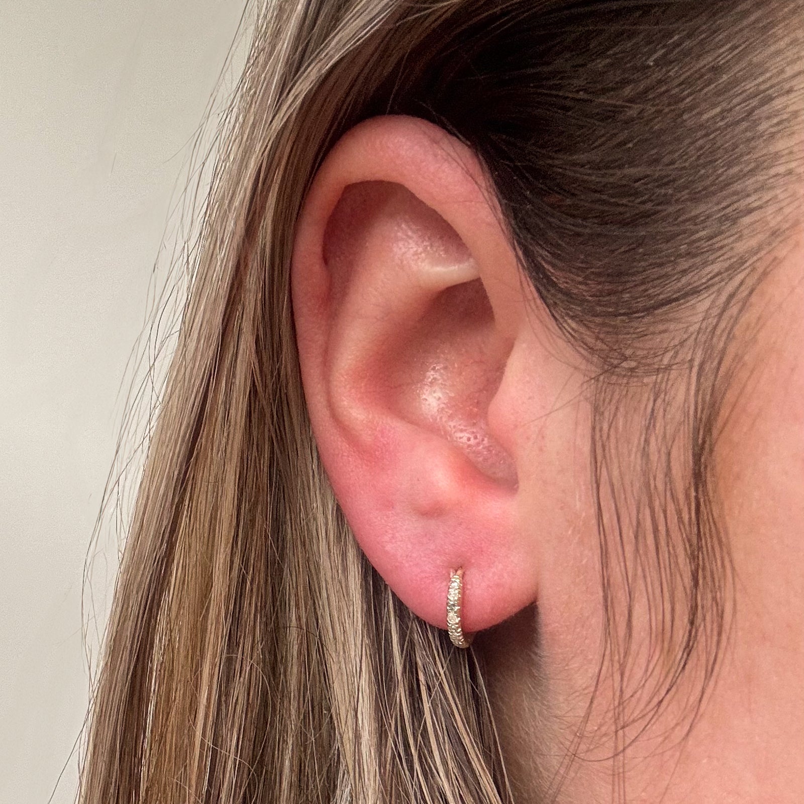 '100 Ways' Diamond Huggie Earrings | 0.125ctw |