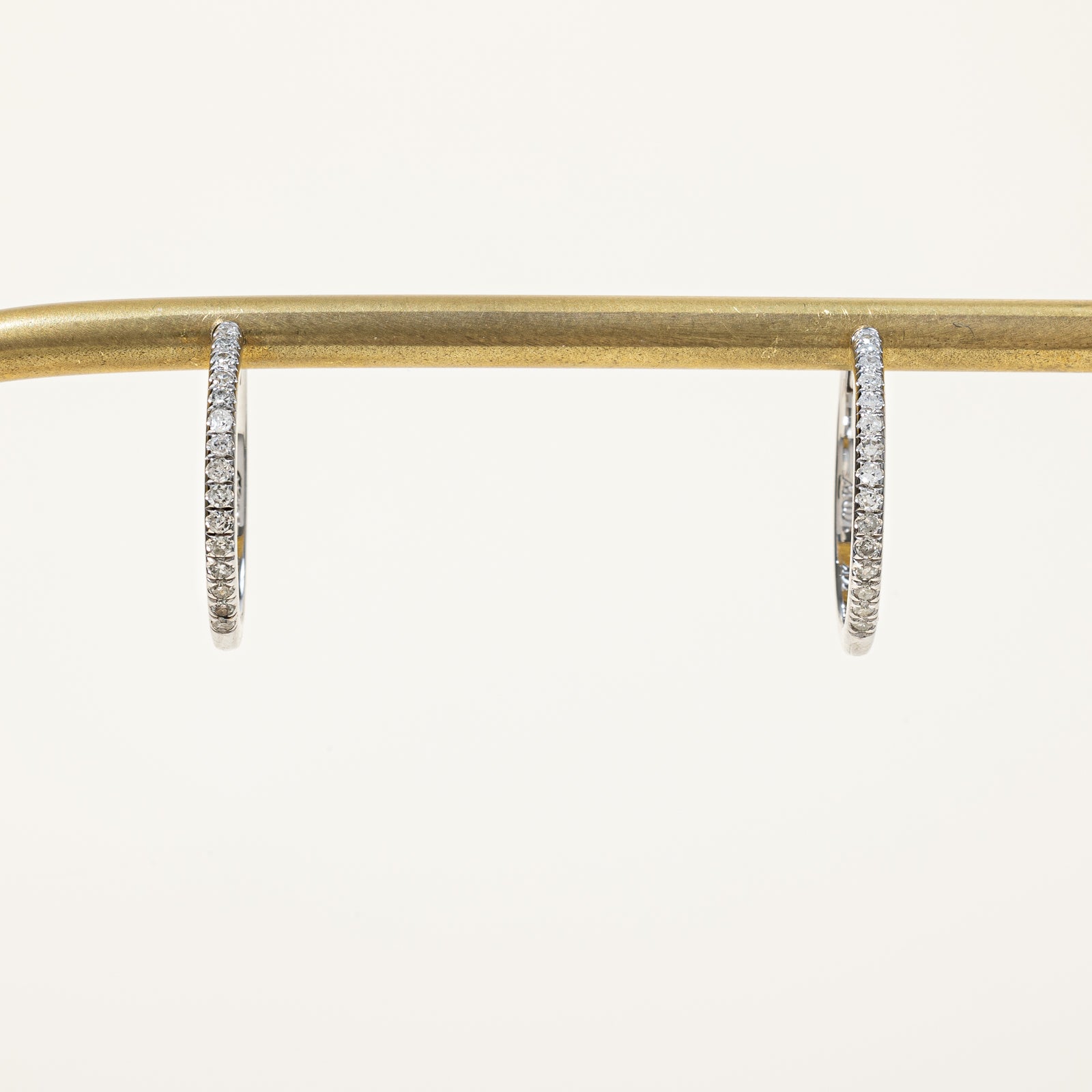 '100 Ways' Diamond Hoop Earrings 18mm | 0.25ctw |