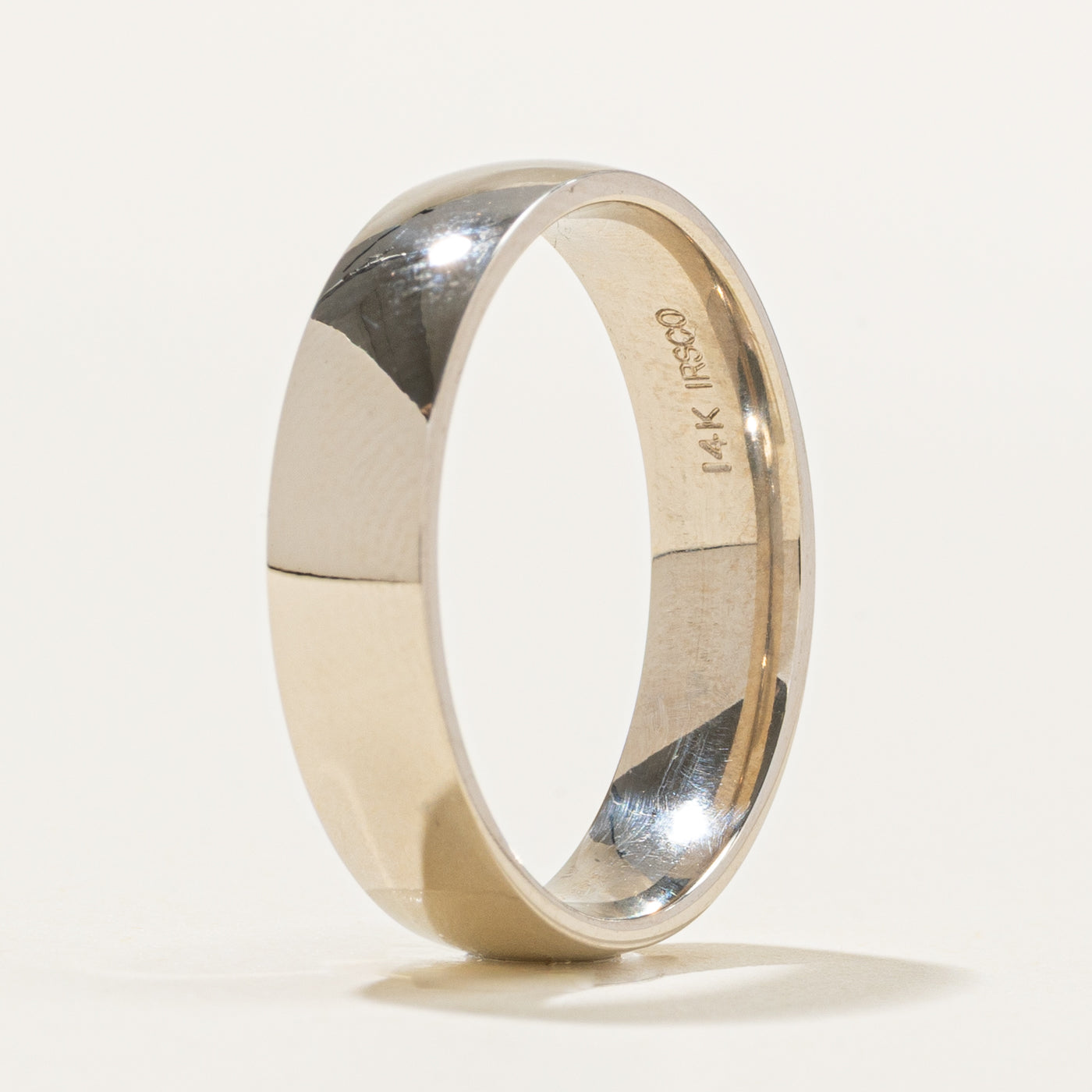 '100 Ways' 14k White Gold Band | 5mm | SZ 9