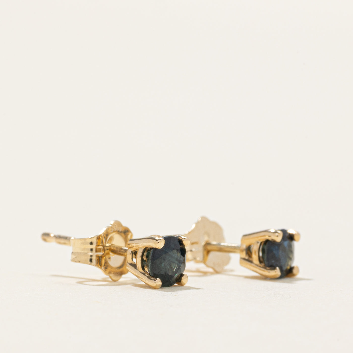 '100 Ways' Solitaire Sapphire Studs | 0.60ctw