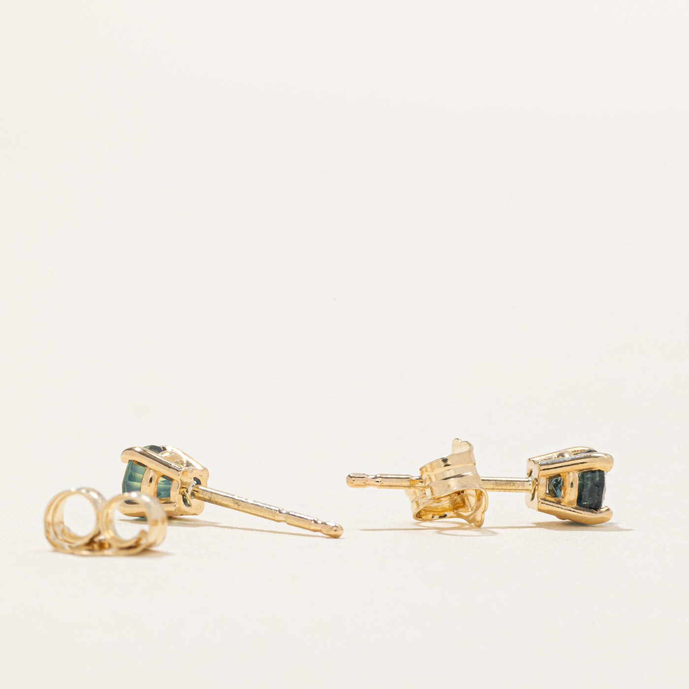 '100 Ways' Solitaire Sapphire Studs | 0.60ctw