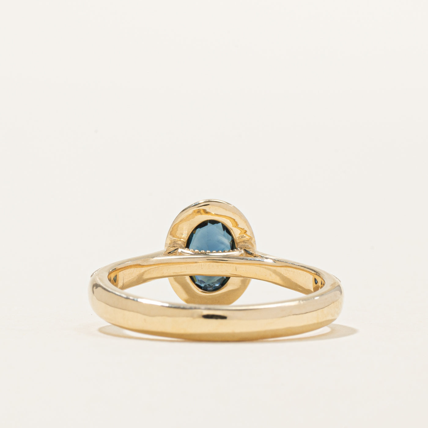 '100 Ways' Bezel Milgrain Sapphire Ring | 0.94ct | SZ 7