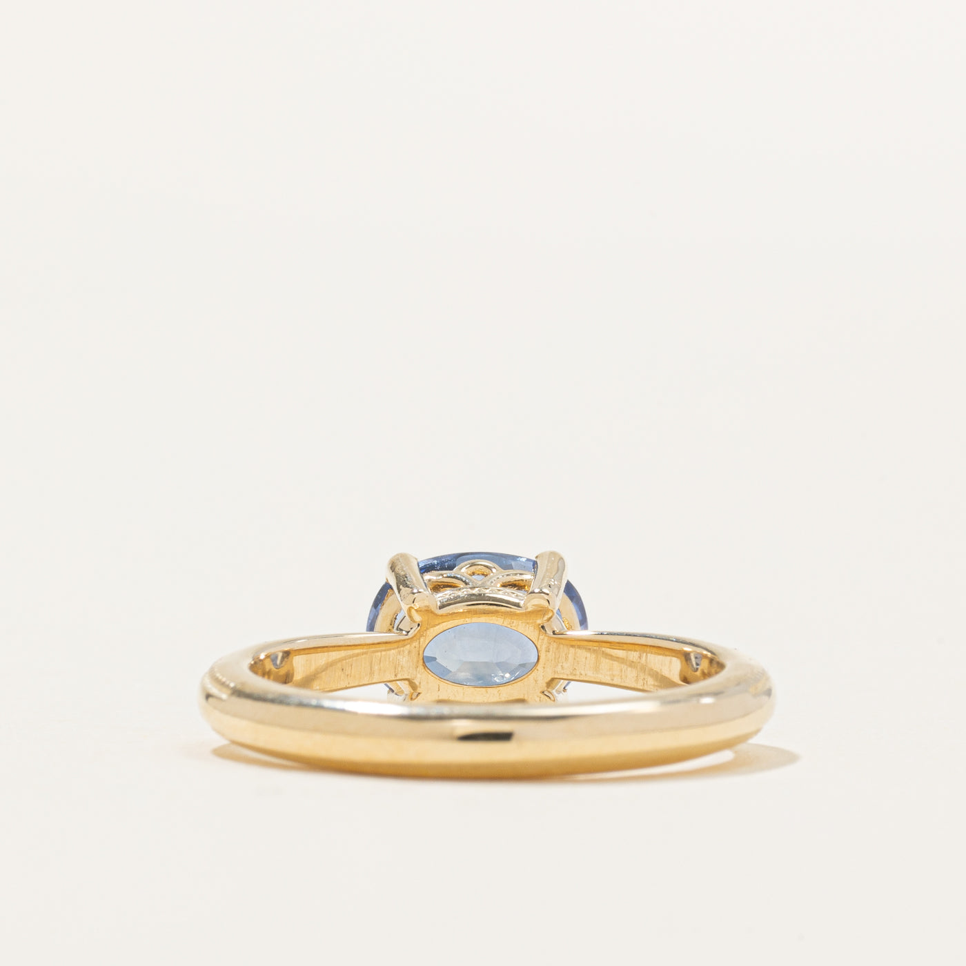 '100 Ways' Solitaire Sapphire Milgrain Ring | 2.30ct | SZ 6.75