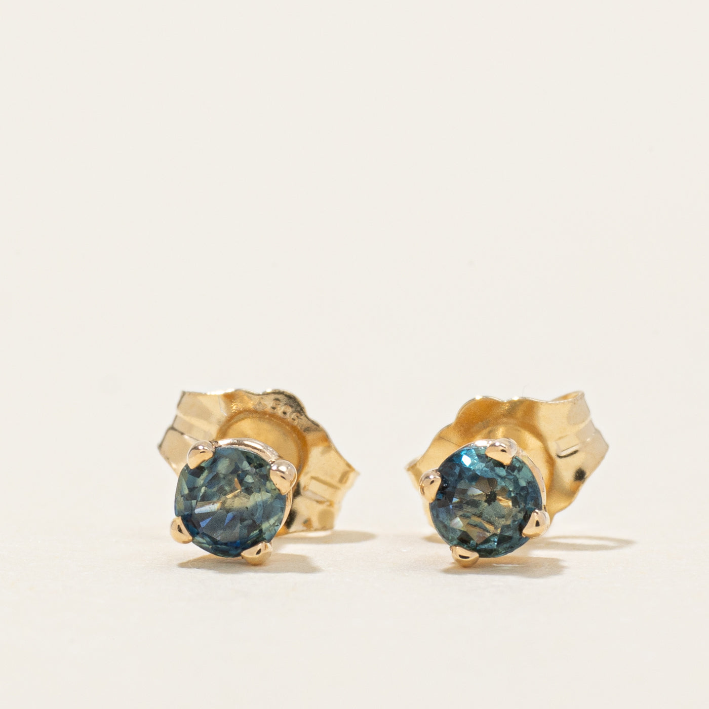 '100 Ways' Teal Sapphire Studs | 0.42ctw