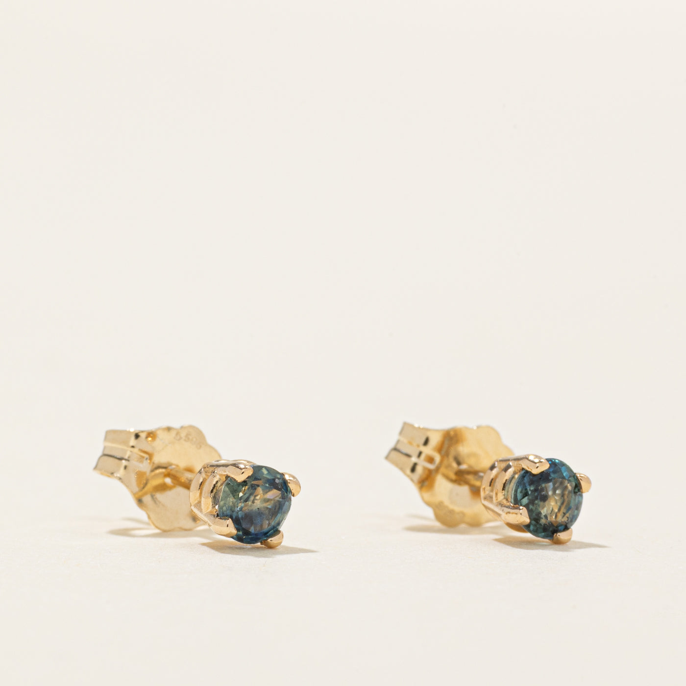 '100 Ways' Teal Sapphire Studs | 0.42ctw