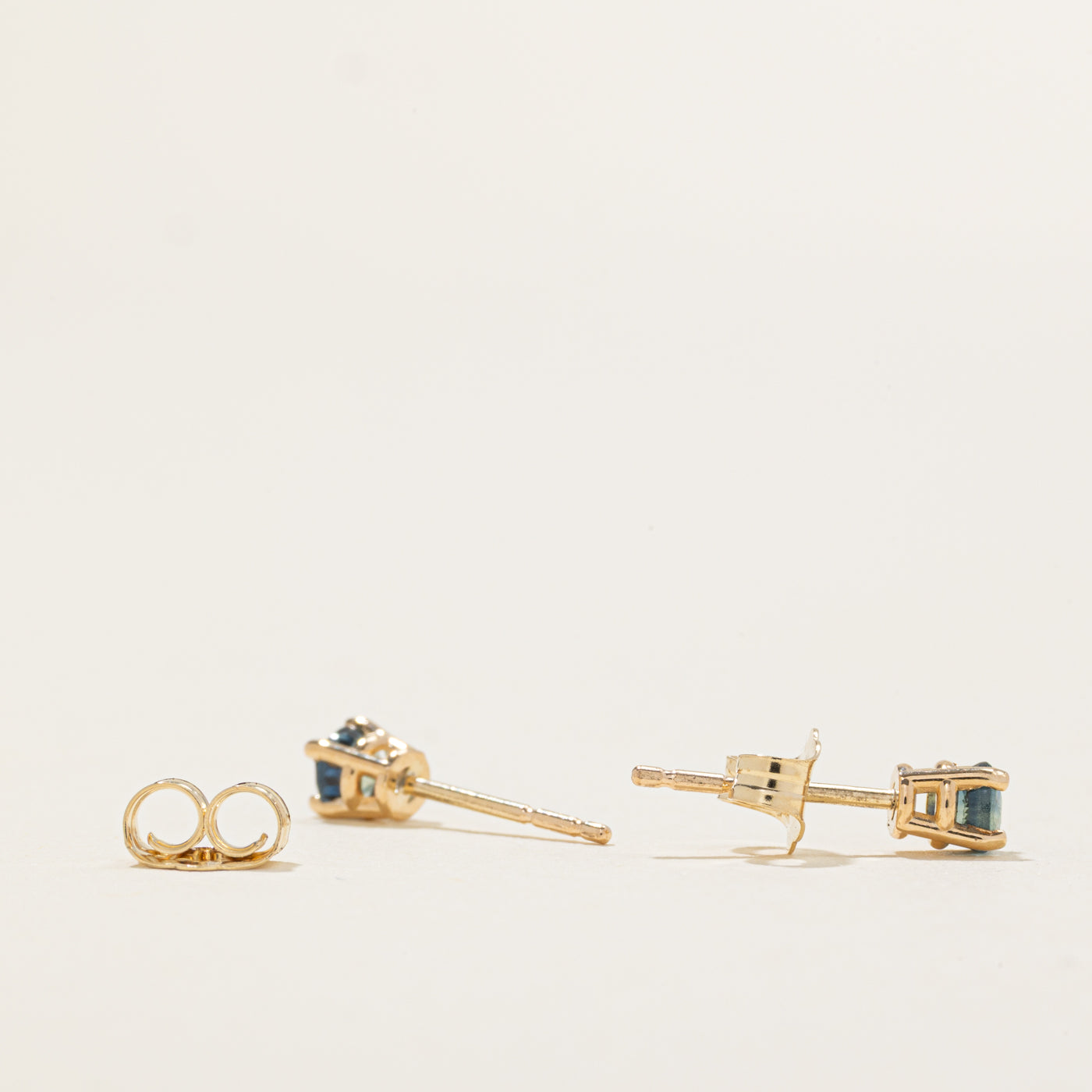'100 Ways' Teal Sapphire Studs | 0.42ctw