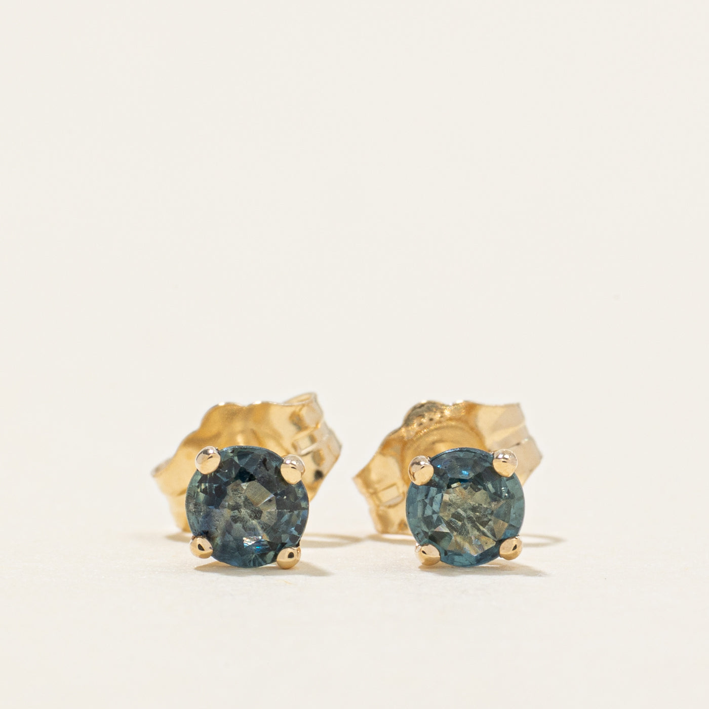 '100 Ways' Teal Sapphire Studs | 0.42ctw