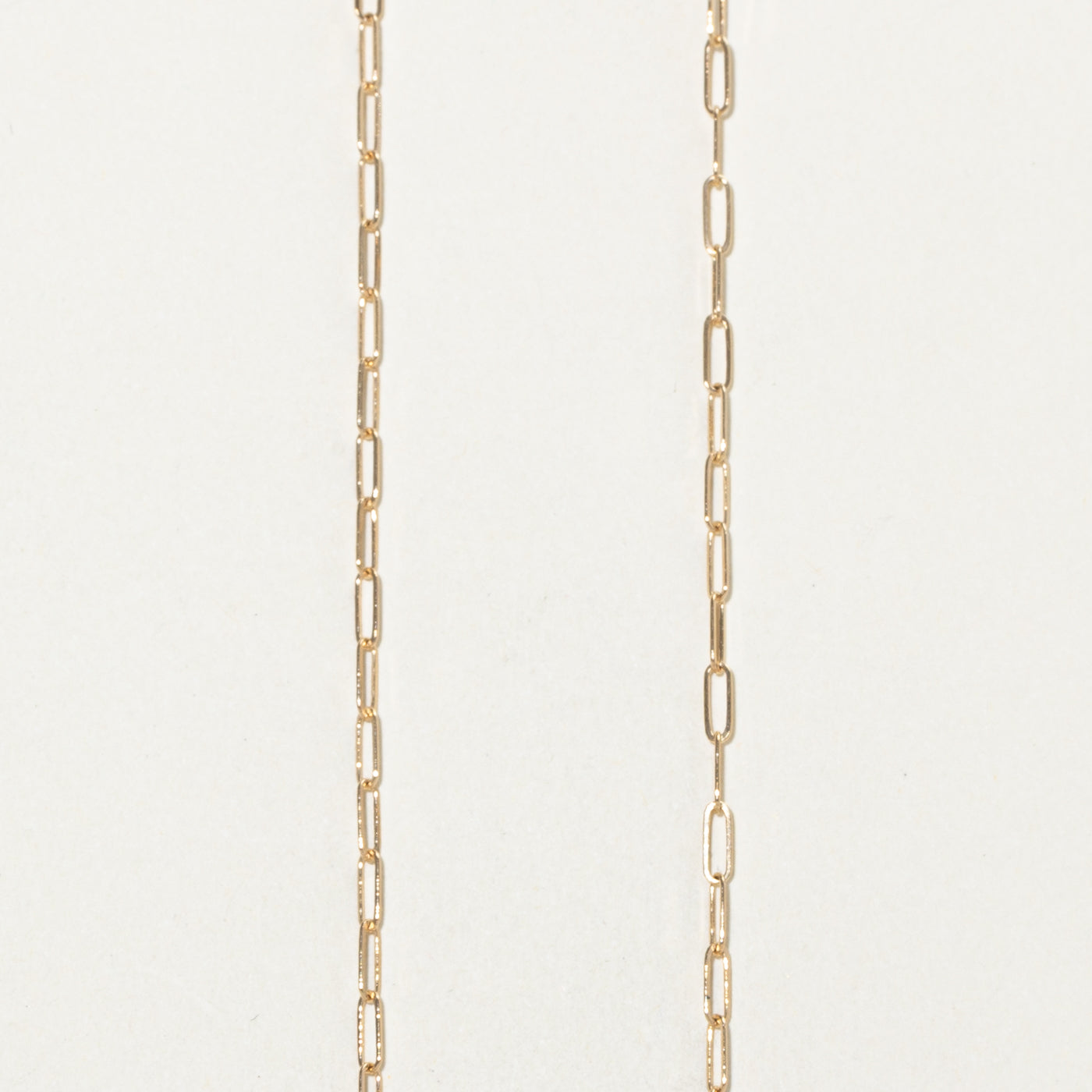 Chaîne trombone « 100 façons » en or jaune 14 carats | 45,7 cm