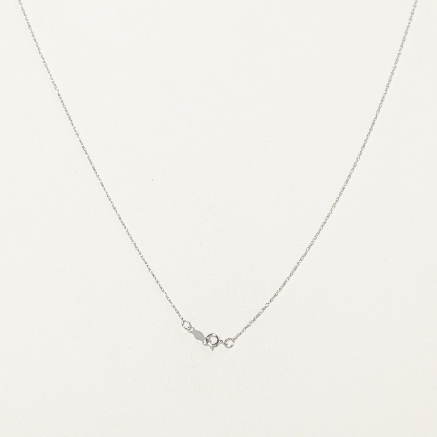 '100 Ways' 10k White Gold Rope Chain | 18"