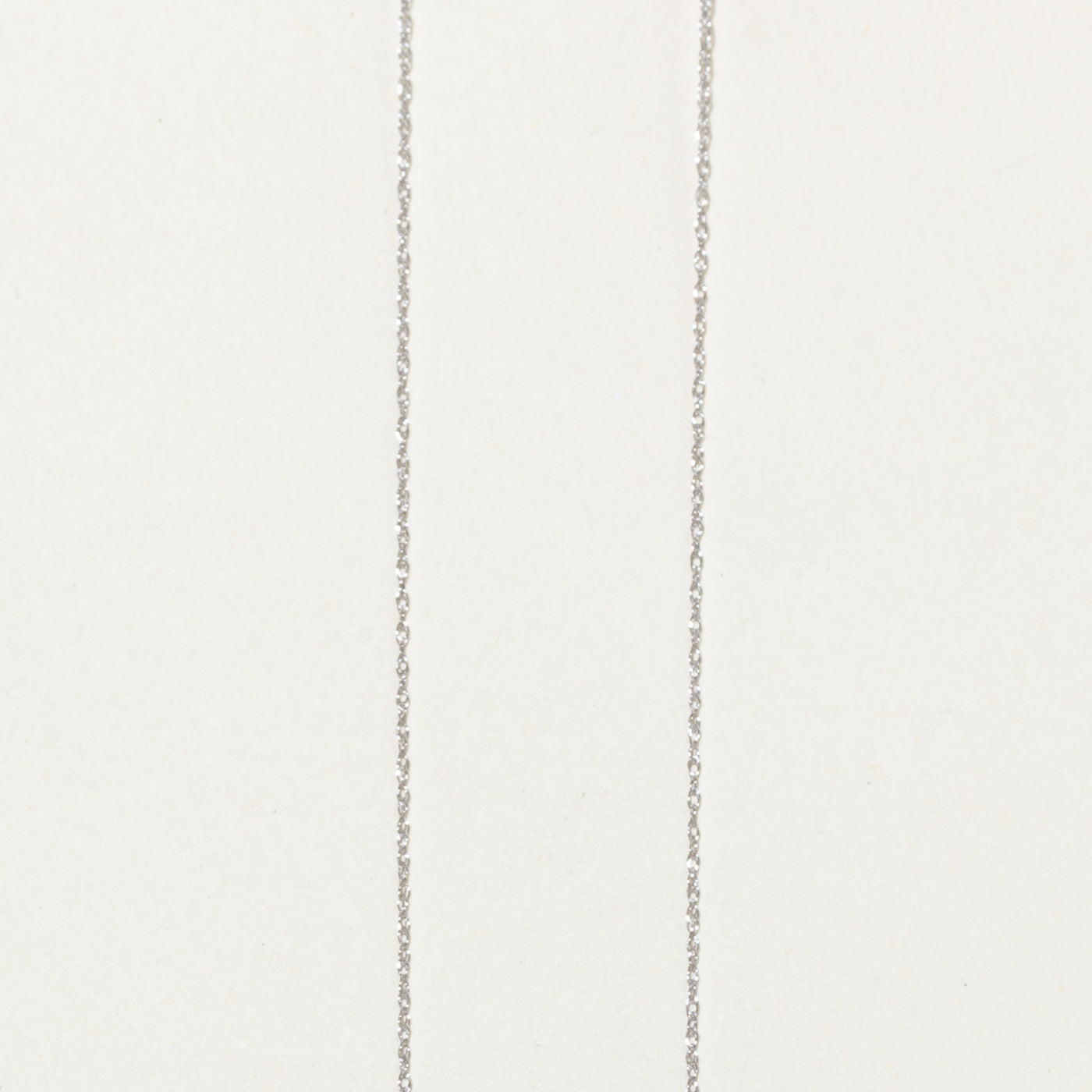 '100 Ways' 10k White Gold Rope Chain | 18"