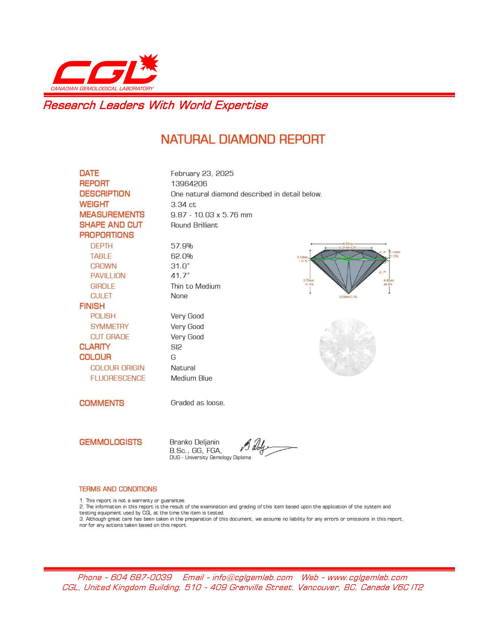 '100 Ways x Oirea Studio' 18k Claw and Star Set Diamond Ring | 3.34ct SI2 G, 0.03ctw | SZ 6.25