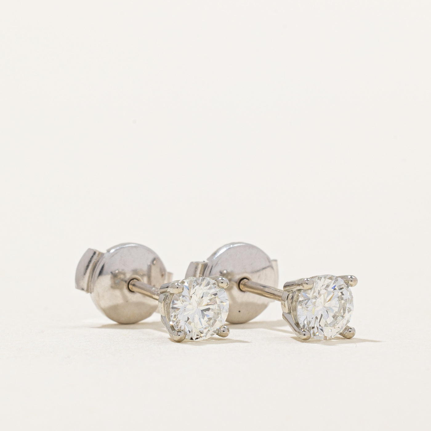 100 Ways' GIA Certified Diamond Stud Earrings | 0.90ctw SI2/I1 D/E |