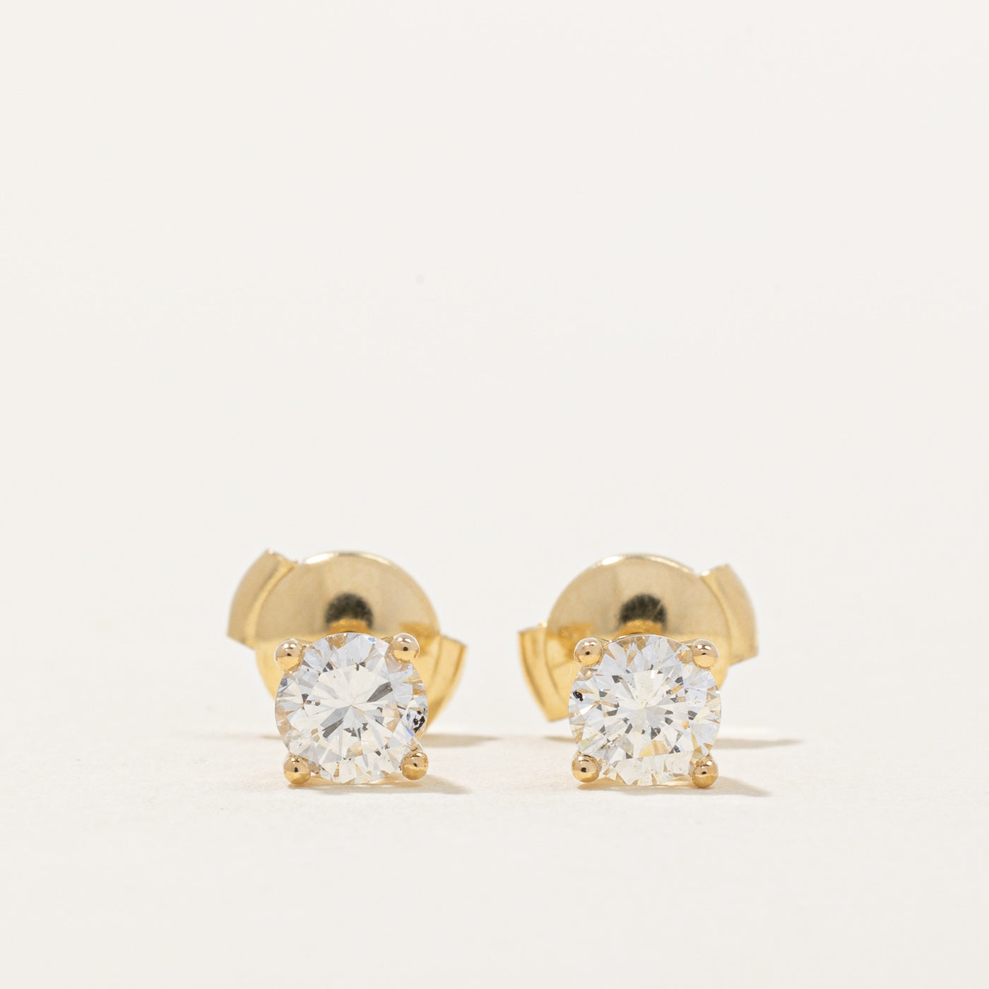 100 Ways' GIA Certified Diamond Stud Earrings | 0.97ctw SI1/2 F/G |